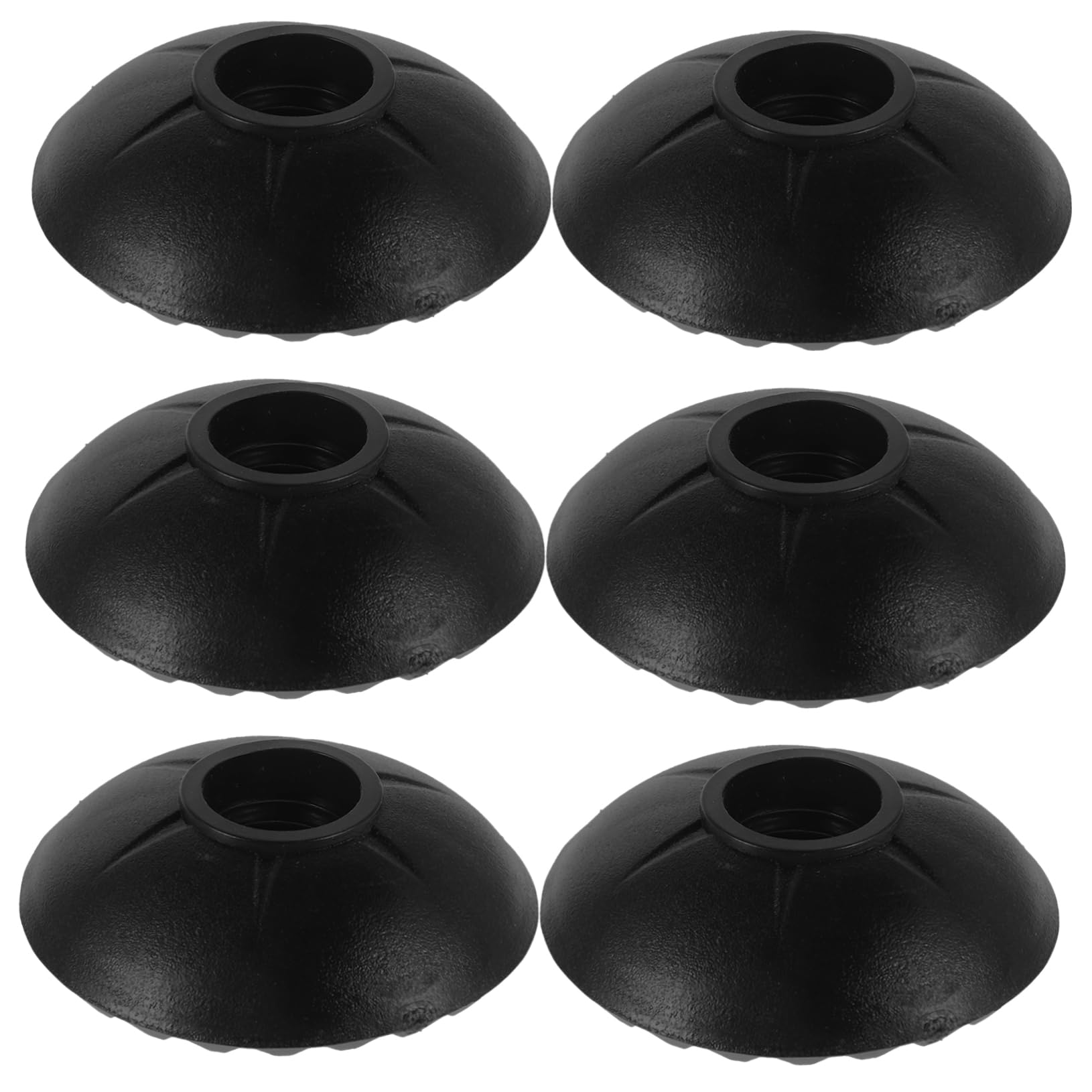 BESPORTBLE 6Pcs Hiking Pole Tips Nonskid Crutch Foot Protectors Replacement Walking Pole Tips Durable Protector for Trekking and Walking Accessories