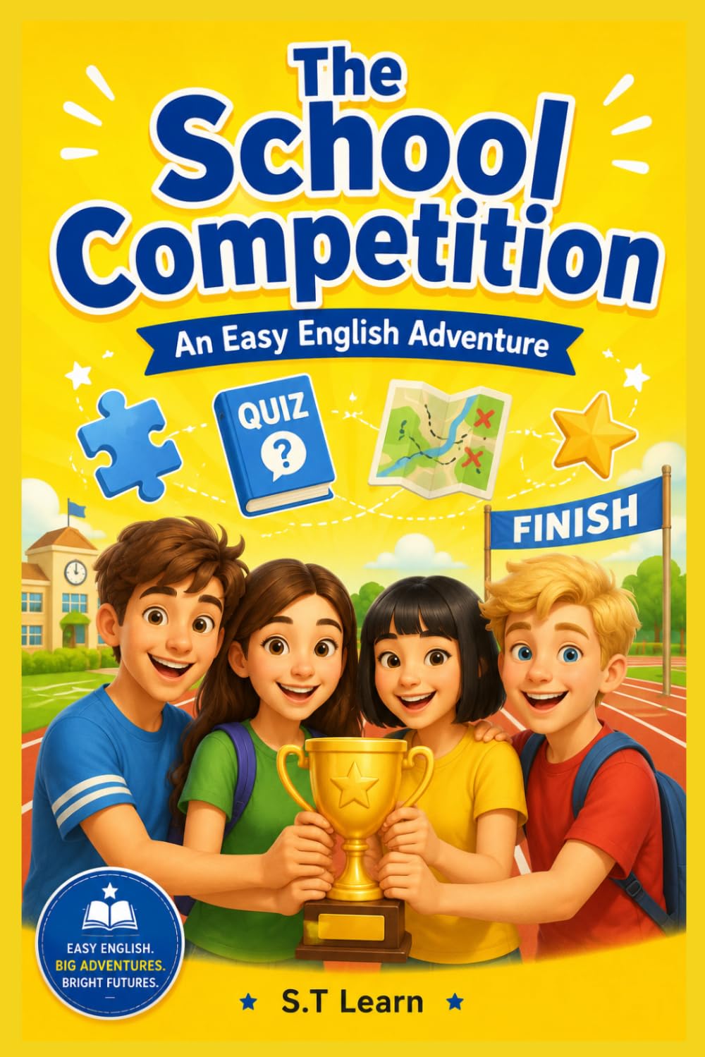 The School Competition: An Easy English Graded Reader for Teens A1 A2 Learn New Words with a Fun Team Adventure BOOK 5 (Easy English Adventure Readers for Teens series)