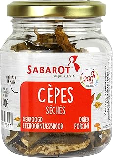 Sabarot · Dried Porcini Mushrooms (40g) Jar