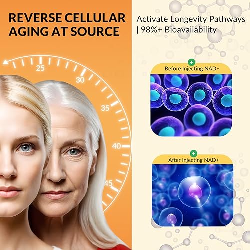 Miniatura 6 de Suplemento liposomal NAD  1500 mg NAD+ gota líquida para mujeres y hombres complejo de cloruro de ribósido de nicotinamida y resveratrol  Renovación