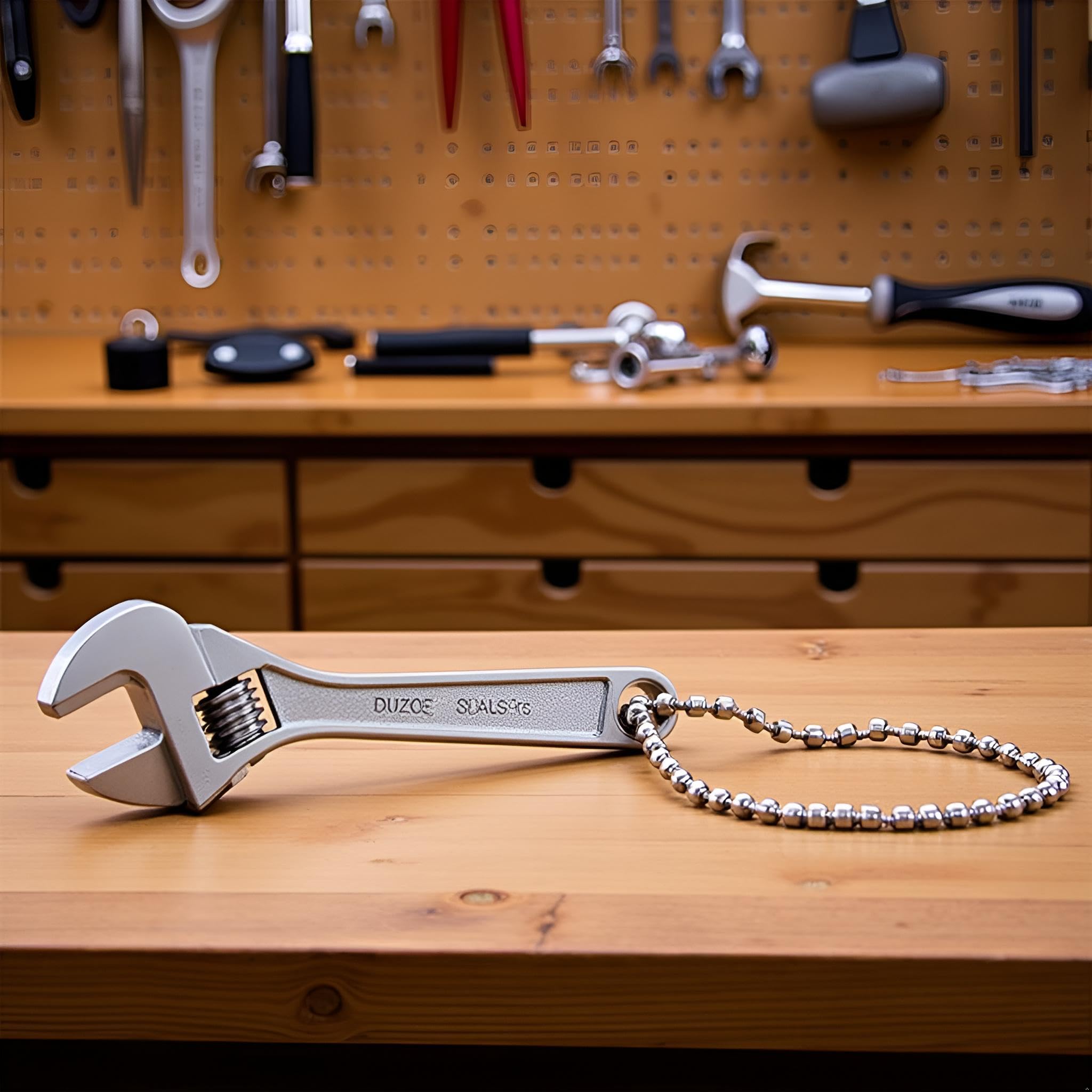 Mini Adjustable Wrench - Small Silver Adjustable Spanner For Tight Spaces And Repair Jobs