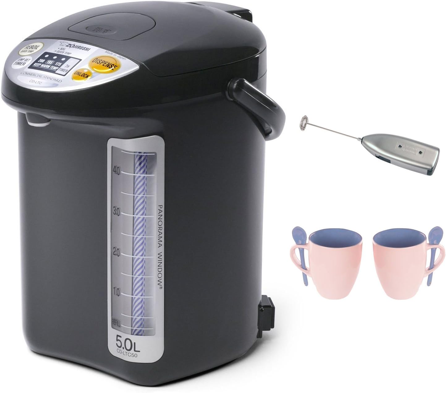 Zojirushi CD-LTC50 Commercial Water Boiler and Warmer (169 oz, Black)