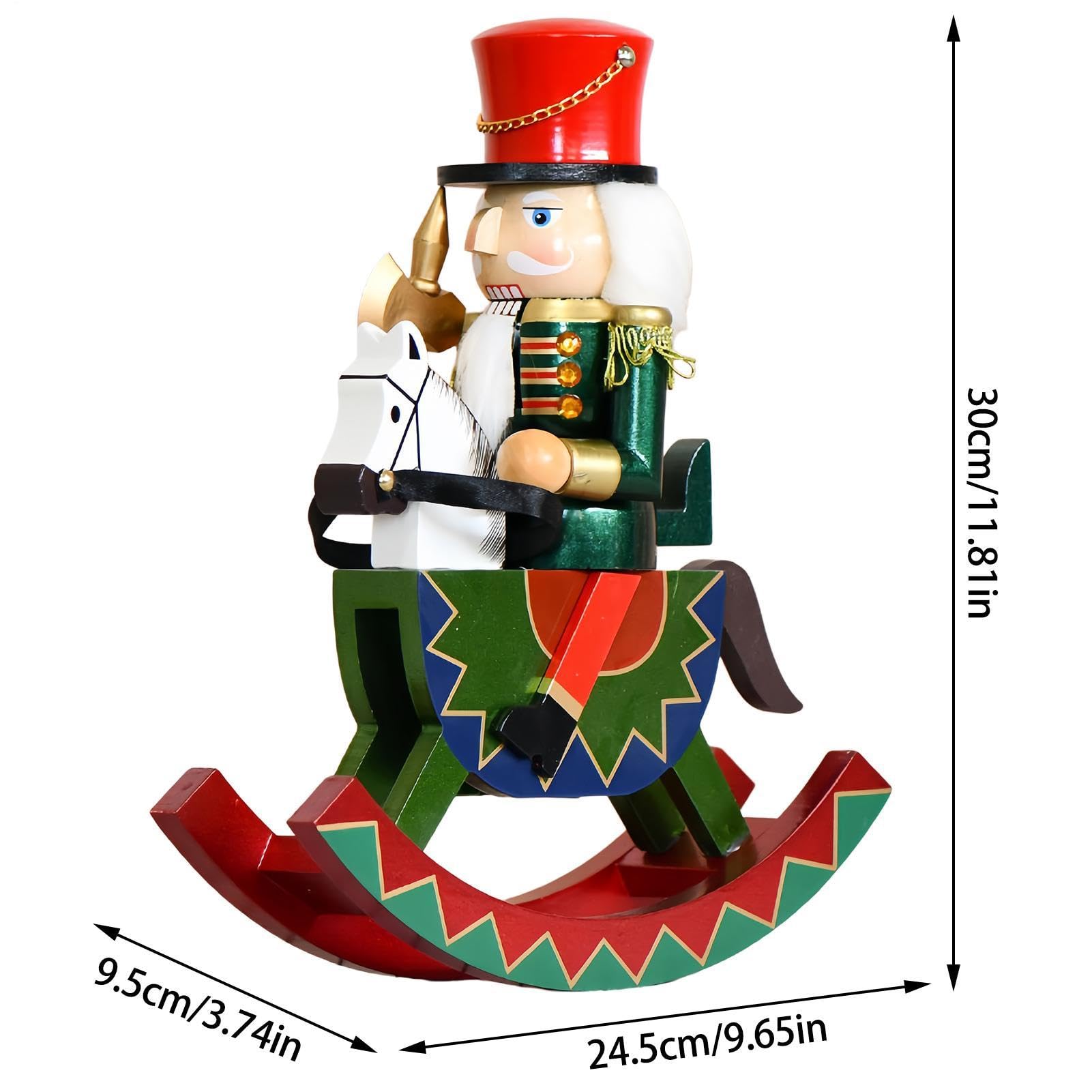 Figura de cascanueces para festival de Navidad, decoración navideña