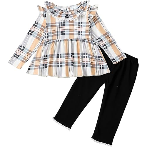 NZRVAWS Toddler Baby Girl Clothes Infant Sweatshirt Pants Outfit Fall Winter 6-24 Months 2-4T