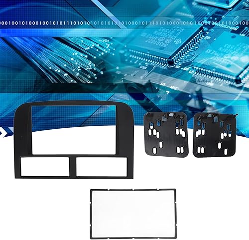 Miniatura 3 de Qiilu Kit de ajuste de tablero de automóvil, panel de radio estéreo para automóvil, kit de ajuste de instalación de tablero de instrumentos de 2