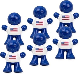Little Joe 96419-6PK USA Edition New Car Scent Car Air Freshener Vent Clip, Fights Odors for up to 45 Days, Long-Lasting Freshness, Cute Car Odor Eliminator, Pack of 6