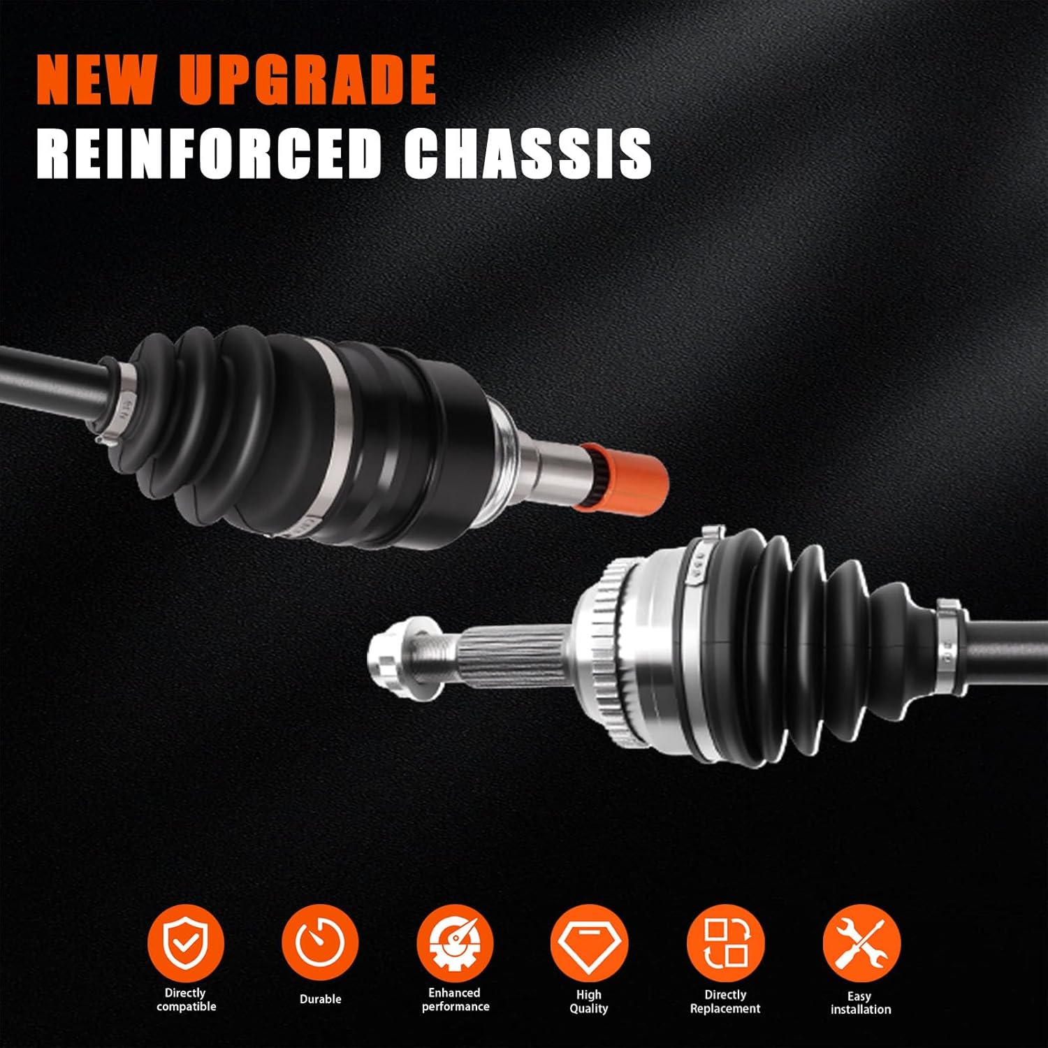 Right front CV Axle ShaftAssembly Compatible with Corolla 2009-2018 & Matrix 2003-2013 & Pontiac Vibe 2003-2010 L4 1.8L engine，Replace# 665-224 19183737 4341002760