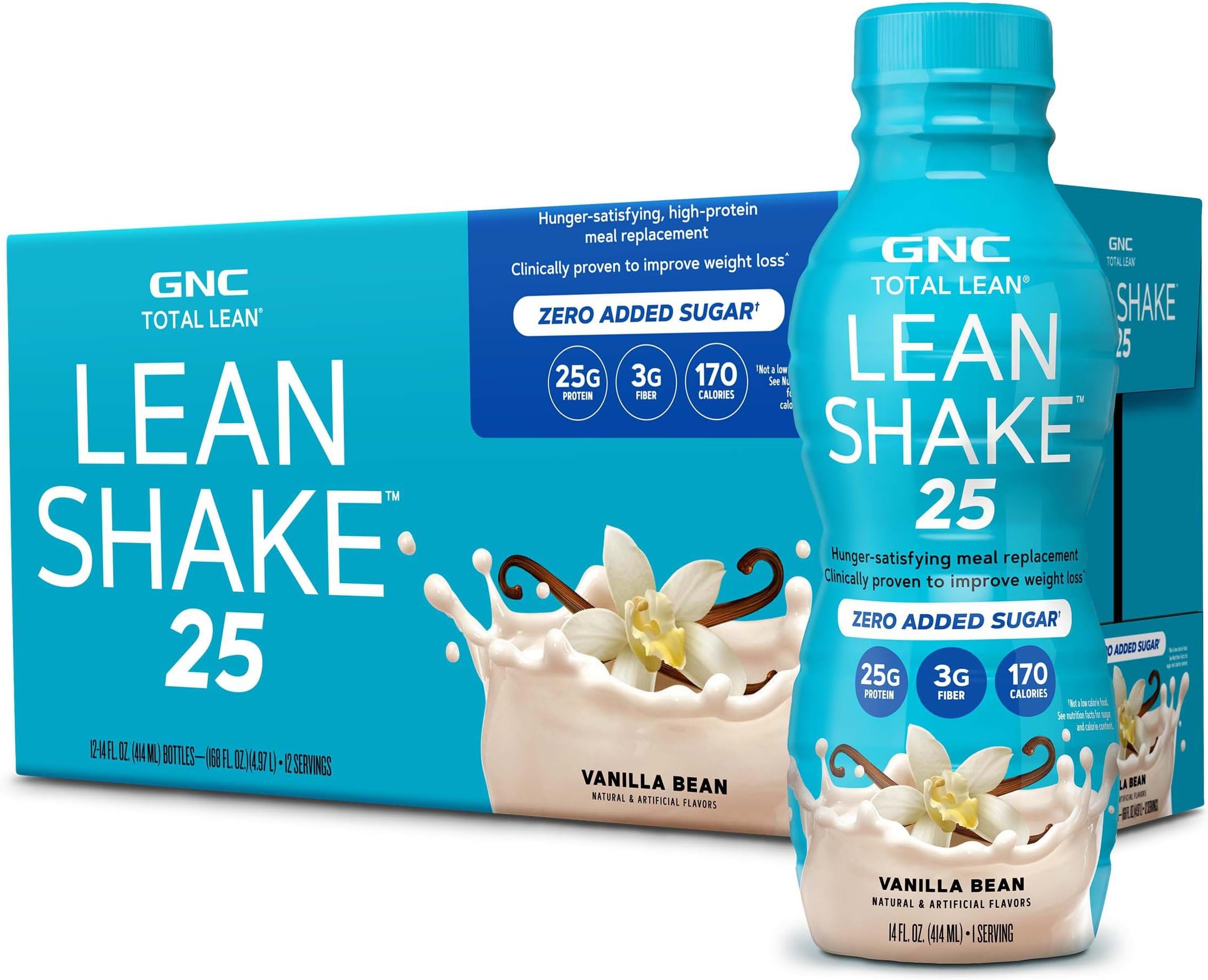 (Vanilla Bean, 12 servings) - Total Lean Lean Shake with 25g of Protein in just 170 Calories, Vanilla Bean 12 servings