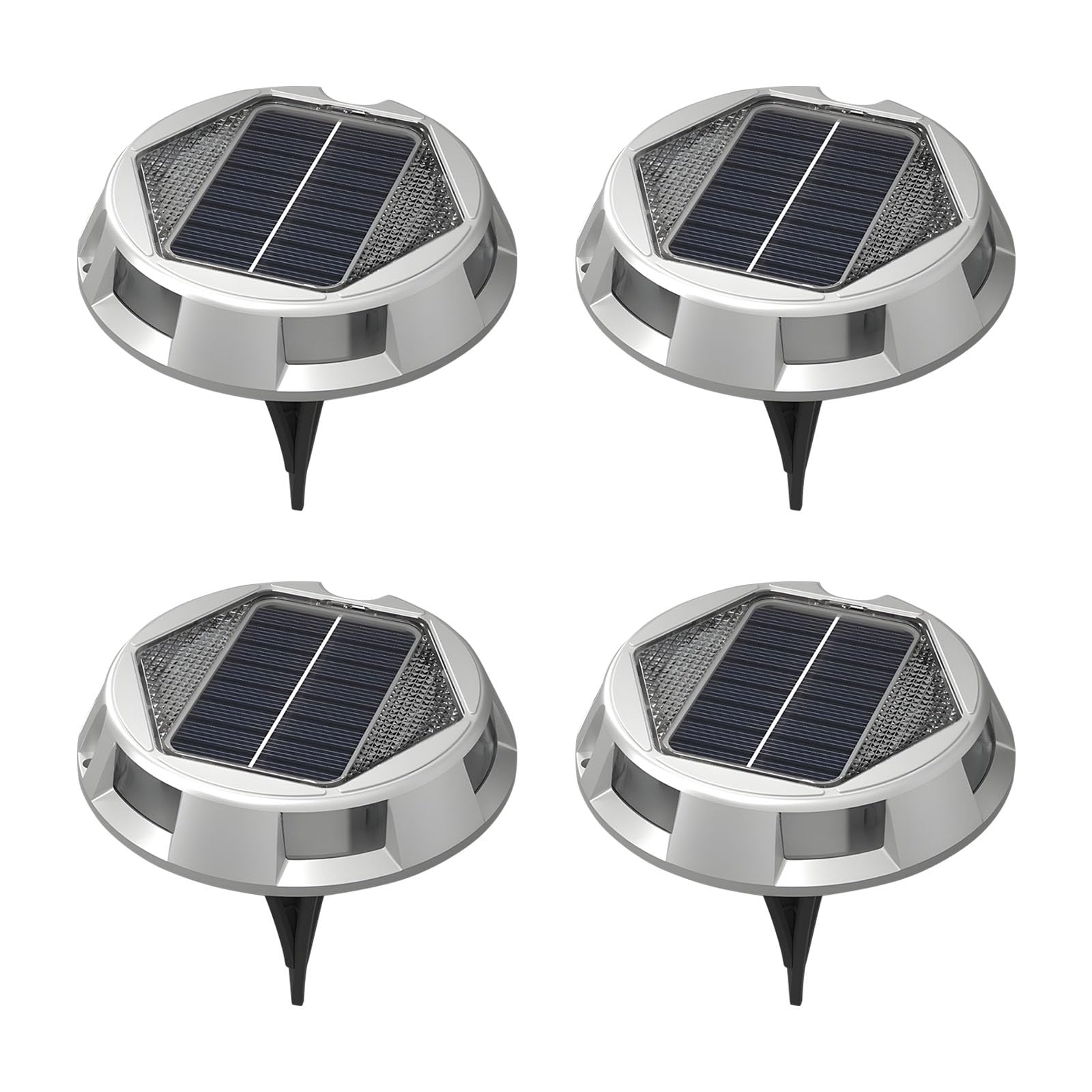 Buxuaaaa (Pack of 6) Premium Solar Route Radiances Combining Dynamic Colors Easy Installation Permanent Construction Consistent Night Lighting Photovoltaic Power