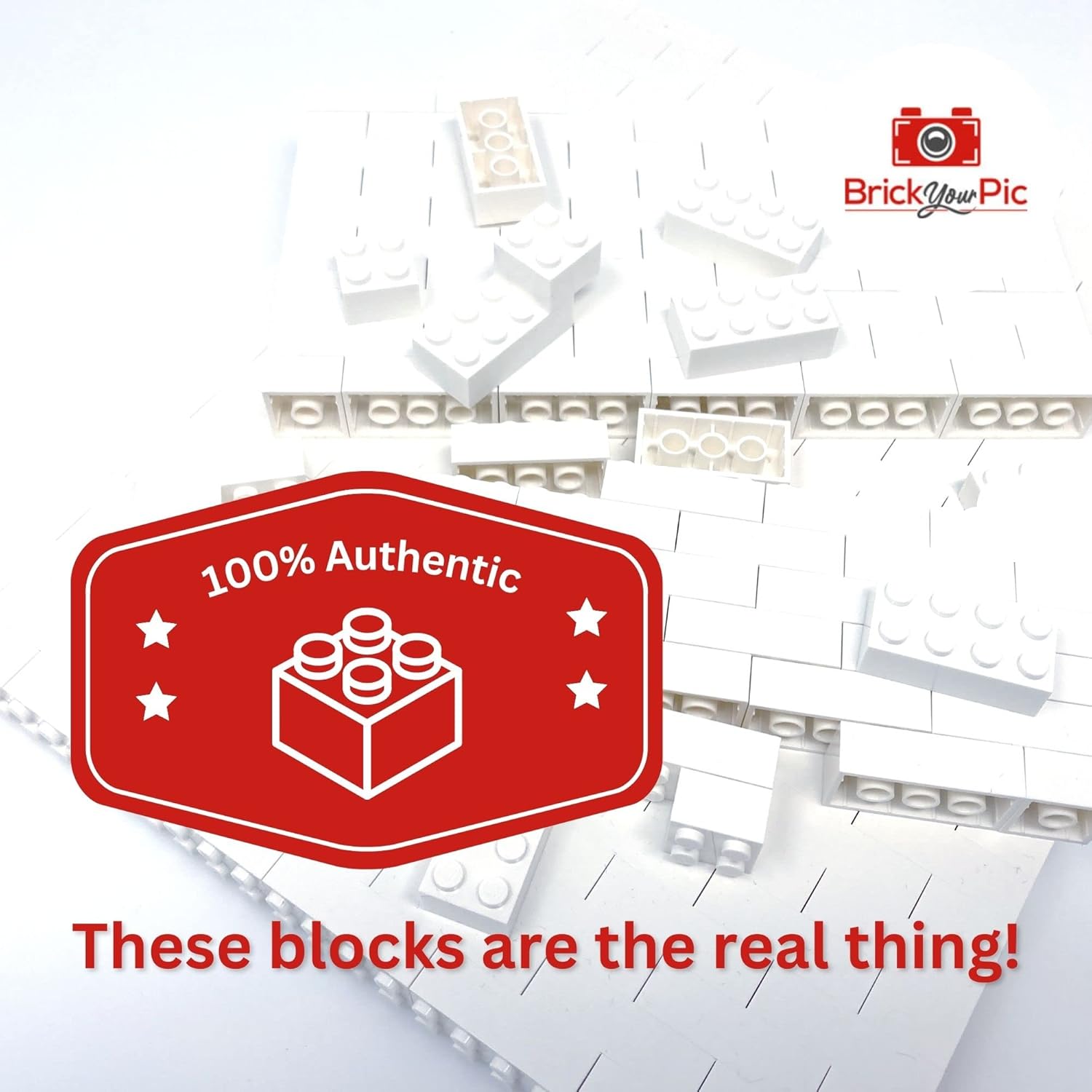 Brick Your Pic Custom Building Block Photo Print – Personalized Gift for Couples, Friends, or Family – Fun 3D Portrait Memory Keepsake – Unique Art Puzzle – Landscape 4” x 6”