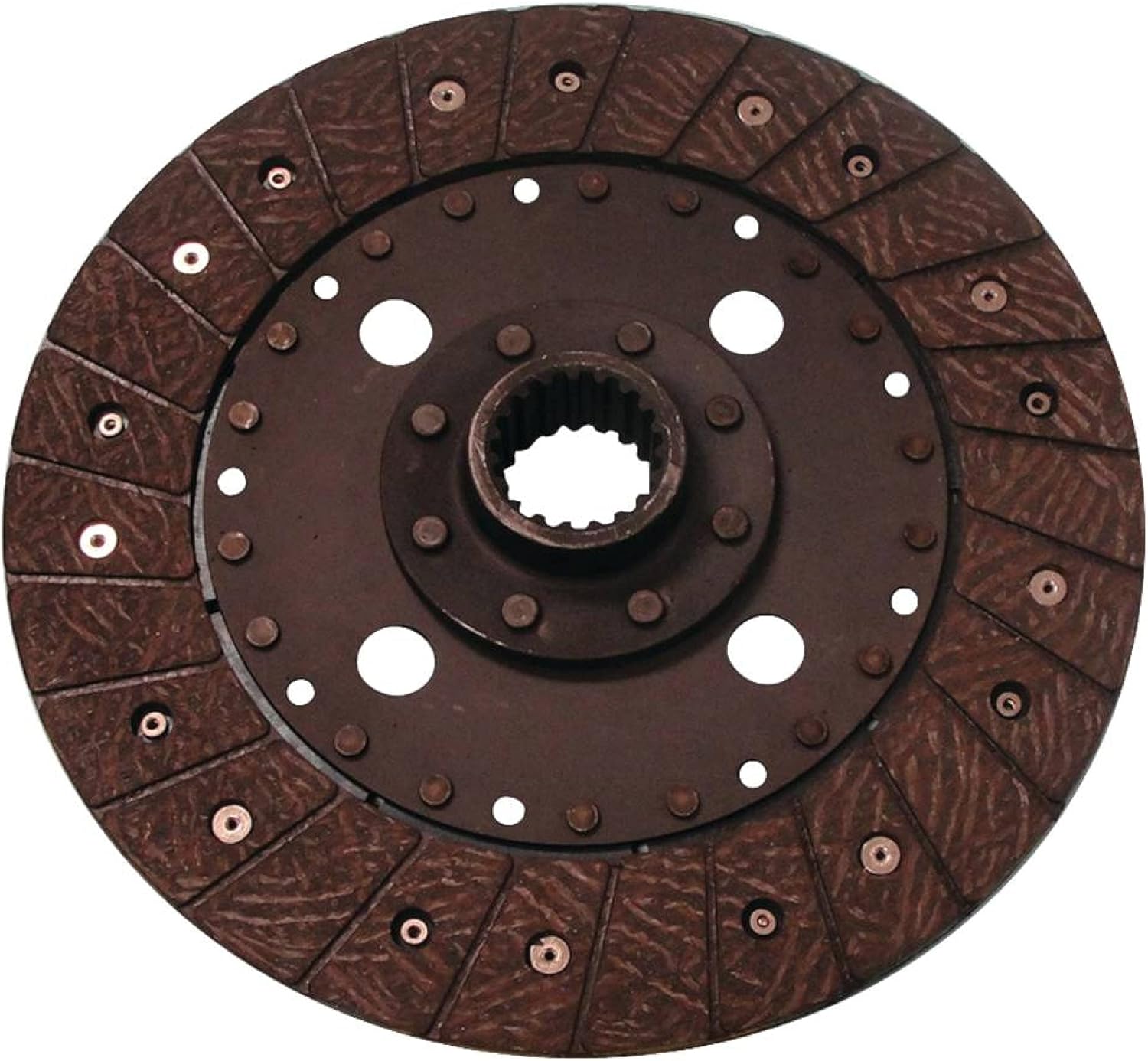 Complete Tractor 1912-1052 Clutch Disc Compatible with/Replacement for Kubota - Ta020-20500 Td020-20500, Black