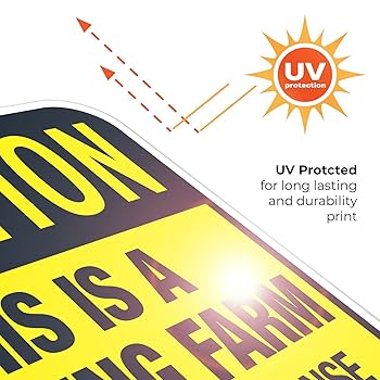 Caution This is A Working Farm Common Sense is Greatly