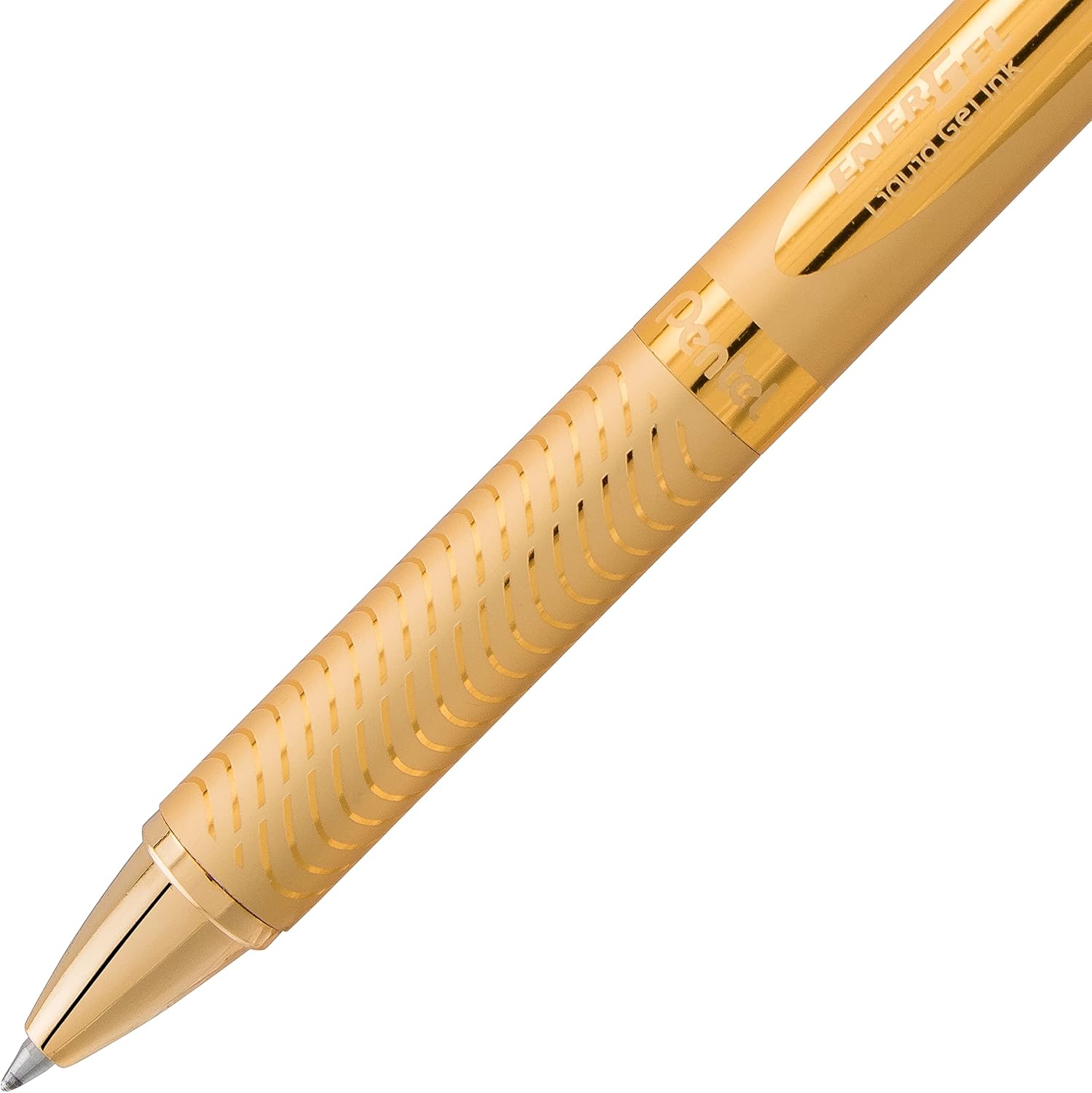 PENTEL Gold Barrl-Energel Alloy Pen 1P Gel Ink Rollerball Pen (BL407XBPA)