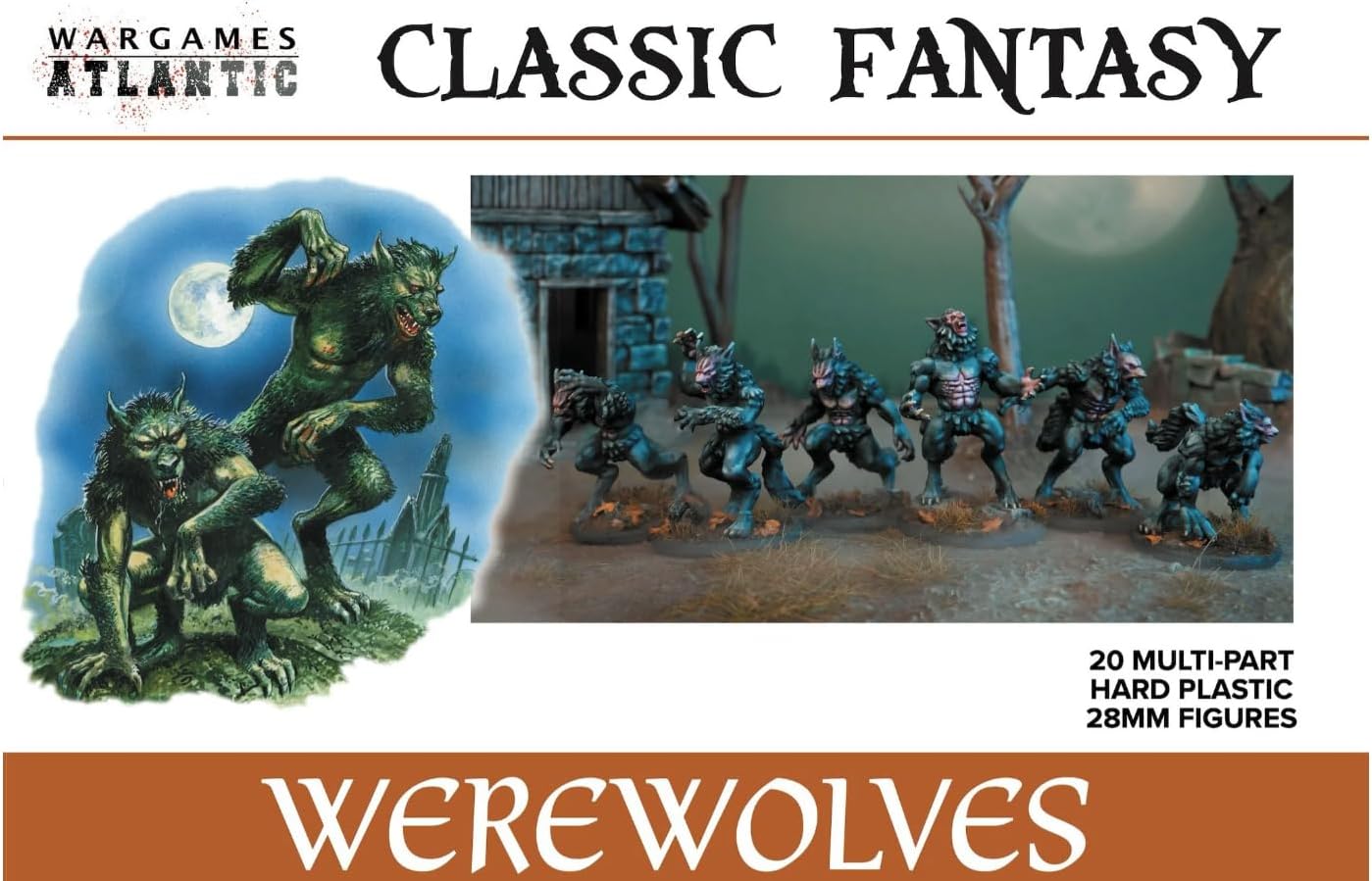 Wargames Atlantic Classic Fantasy: Werewolves, WAACF008