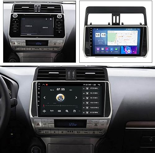 Miniatura 4 de Estéreo de coche Android 12 para Toyota Prado 2017-2018 con Carplay inalámbrico y Android Auto inalámbrico 9 pulgadas pantalla táctil radio de