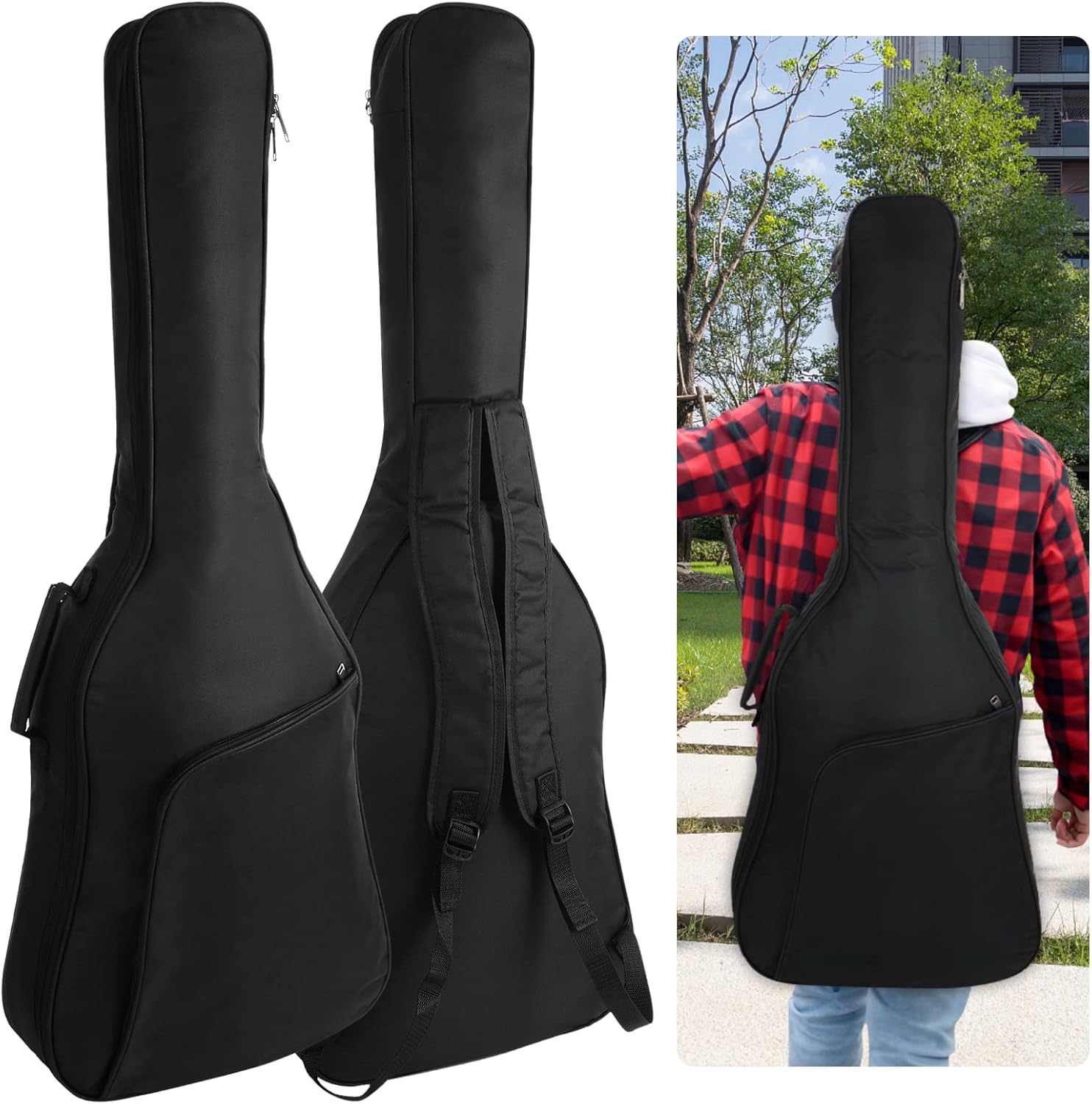 Waterproof Guitar Bag, 38in / 39in Acoustic Guitar Gig Bag