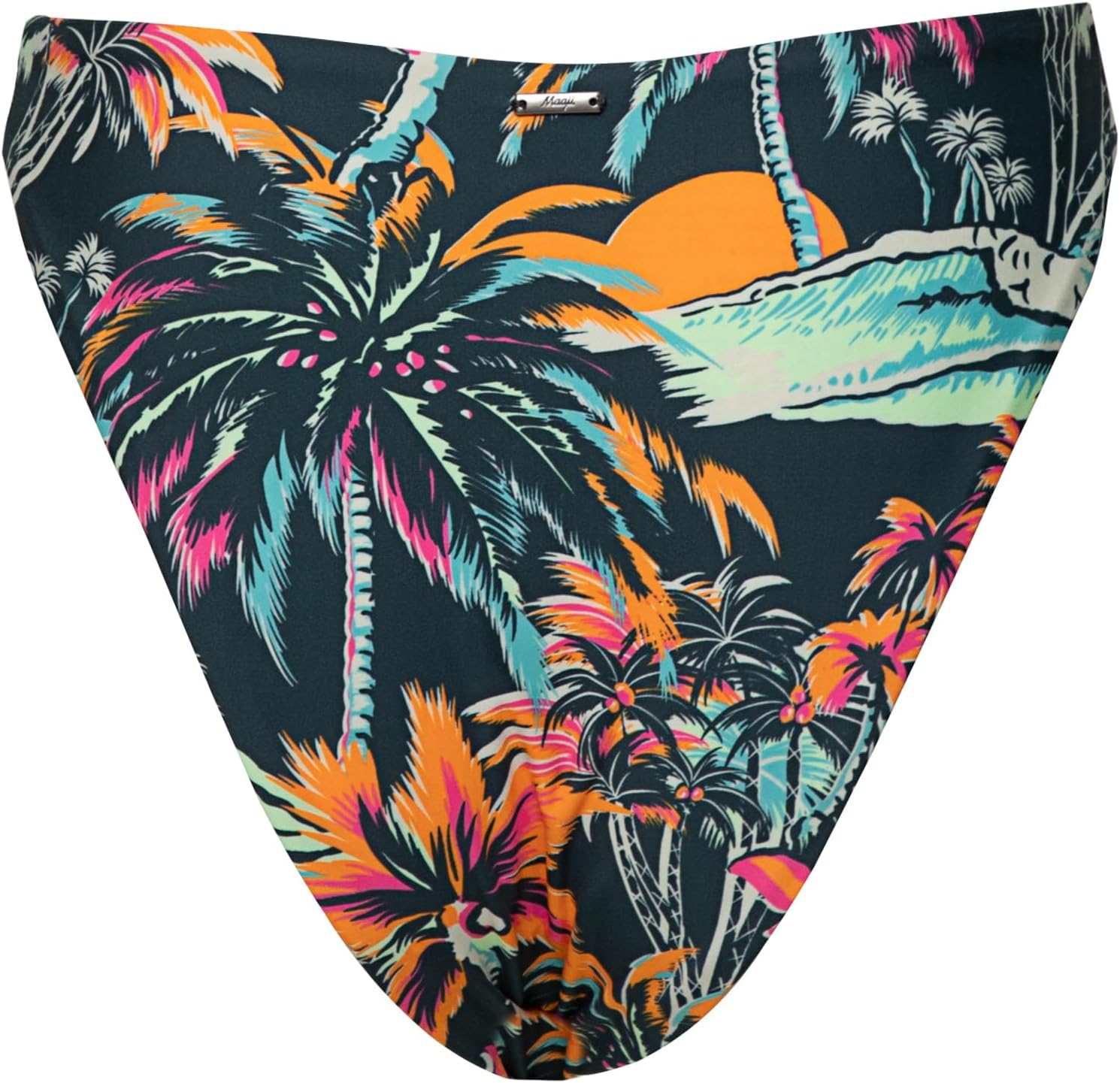 Maaji Women's Delphi High Rise Thin Side Cheeky Cut Bikini Bottom - Image 8