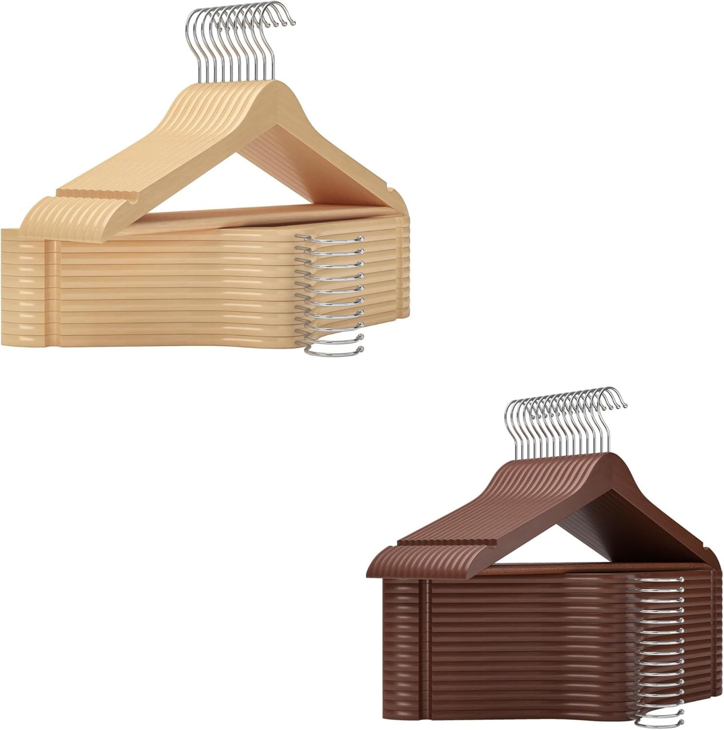 StorageWorks Clothes Hangers 20 Pack with 30 Pack