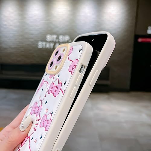 Miniatura 3 de Funda de dibujos animados con diseño de gato para iPhone 11 de 6.1 pulgadas con protector de pantalla HD, funda de silicona 3D, funda de silicona
