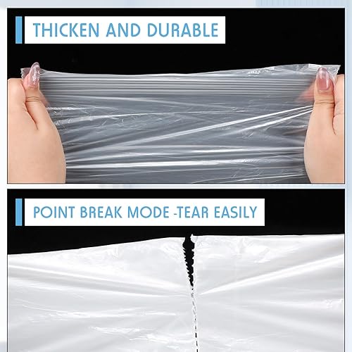 Miniatura 10 de 240 bolsas de basura pequeñas de 0.5 galones, 8 colores, bolsas de basura fuertes, bolsas de basura para baño, bolsas de basura para escritorio,