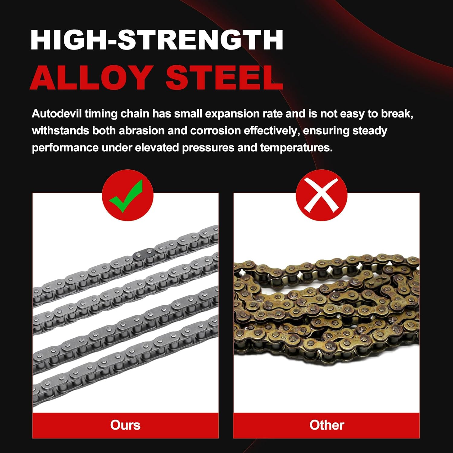 Timing Chain Kit 4.3L Fit for Sierra Silverado 1500 2014-2021 for Express 2500 3500 18–21 for Savana 2500 3500 20-21 Car Engine Time Replacement Parts 12632728​ 12586482​ ​​12646386