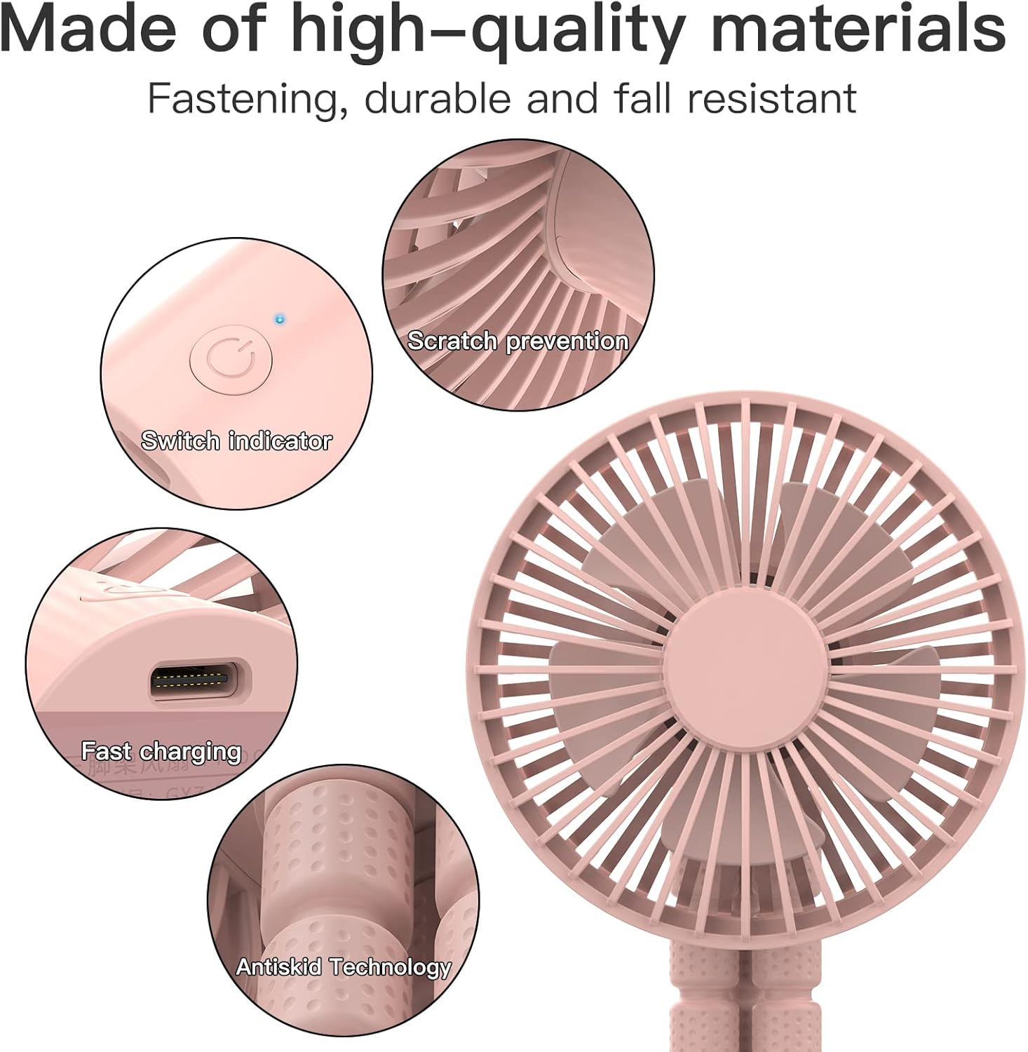 Vaadonazio Baby Stroller Cooling Fans For Car Seat, Battery Operated Flexible Tripod Clip On Fan, Portable Fan Rechargeable For Park Camping Treadmill Hospital Umbrella Bunk Bed Bike, Personal Fan : Baby