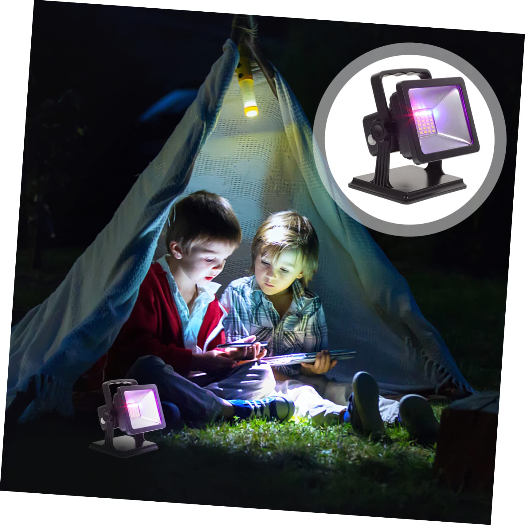 Luz LED de Emergencia para Exteriores, Reflector para jardín, Recargable por USB, para Camping, Senderismo, Barbacoa.
