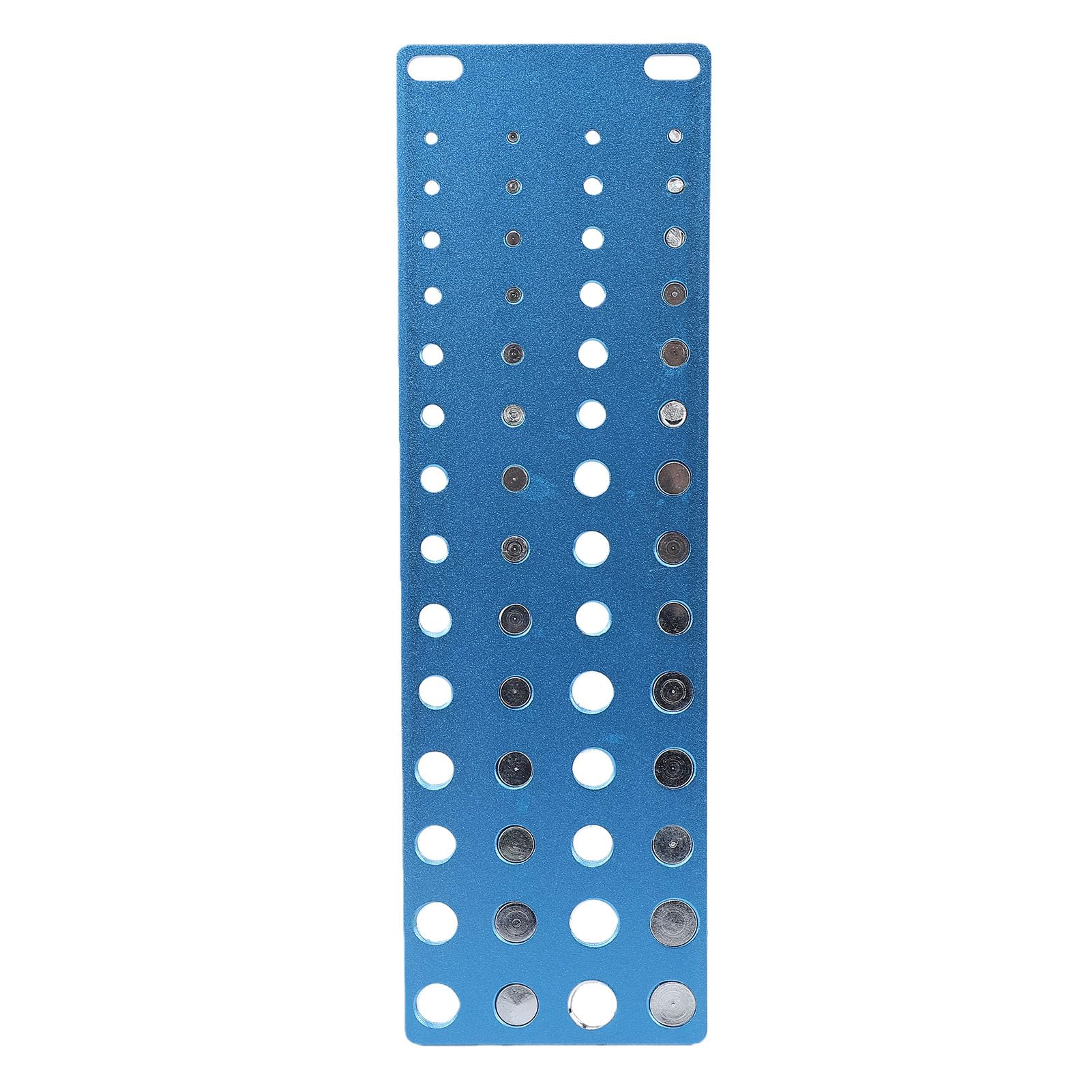 Zerodis Identificador de Paso de Rosca de 28 Piezas, Herramienta de Verificación de Tamaño de Perno con 28 Tamaños Métricos Estándar Precisos, Construcción de Aleación de Aluminio