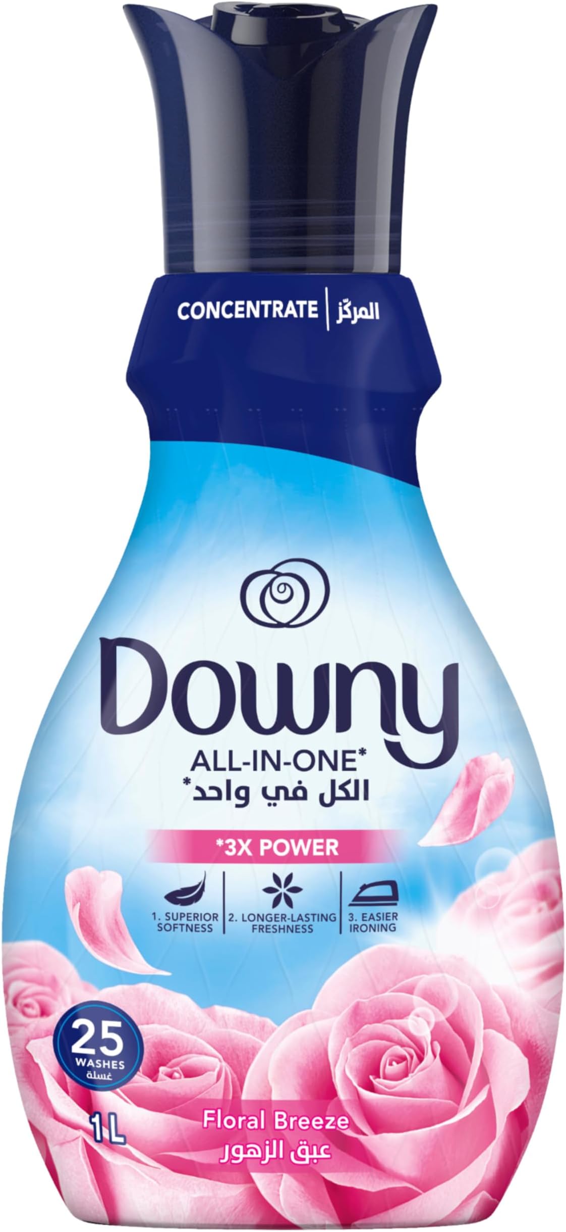 Downy Concentrate Fabric Softener, Floral Breeze, 1L