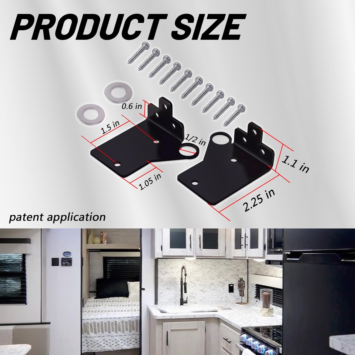 RV Refrigerator Door Hinge Repair Kits w/washers and Screws Fit for Norcold Polar Series Refrigerator (for Norcold Polar Model N7X N7LX NALX NA7LX N8X NA8X NA8LX N8XRFT N8XRT N8XF N8VF)