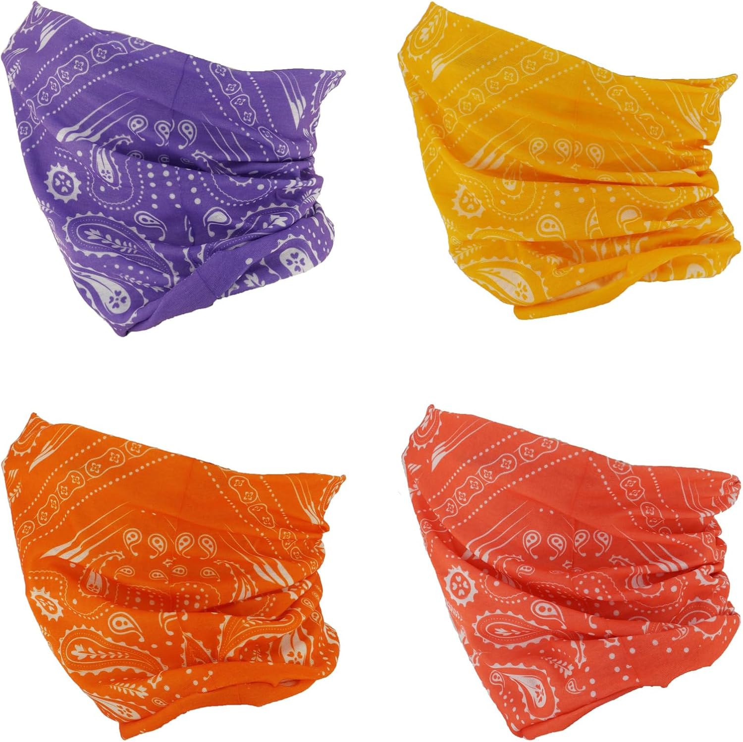 4 Multipurpose Bandanas for Women Men image 3
