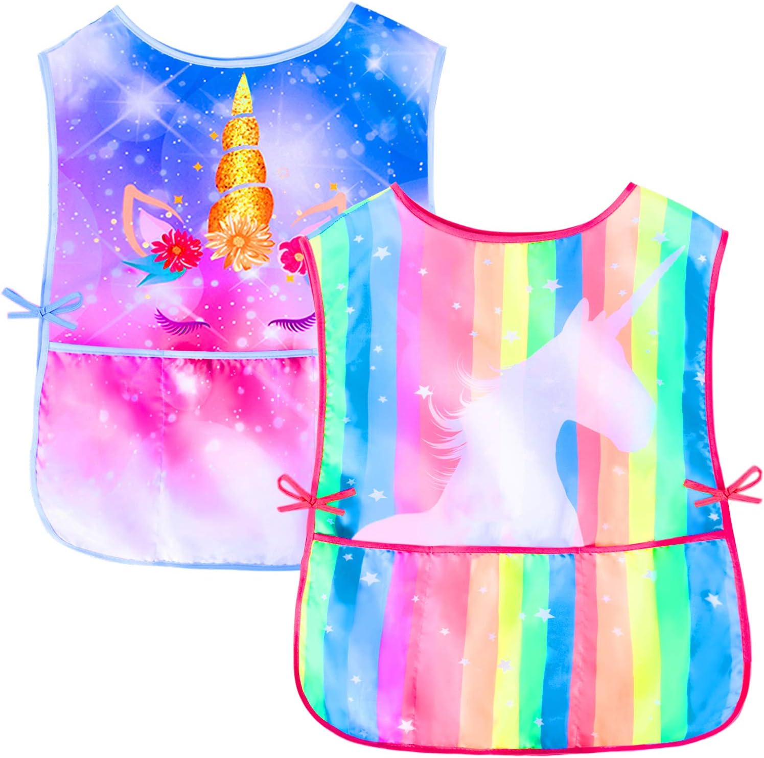 Sylfairy Art Smock For Kids Waterproof Artist Painting Smocks Toddler Painting Apron