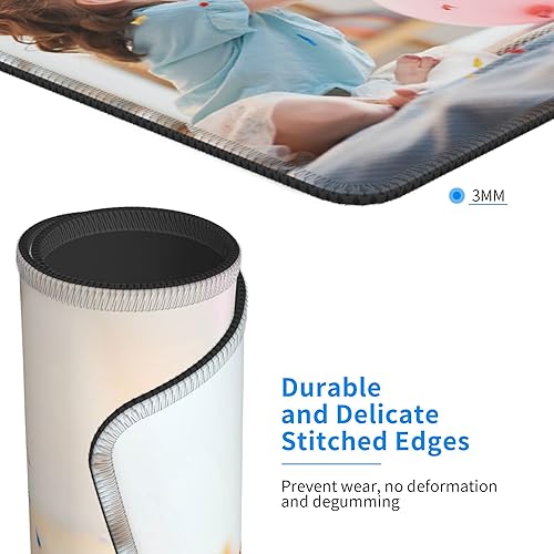 Miniatura 4 de Alfombrilla de mouse personalizada con foto personalizada con tu imagentexto para escritorio de computadora de juegos de oficina como regalo