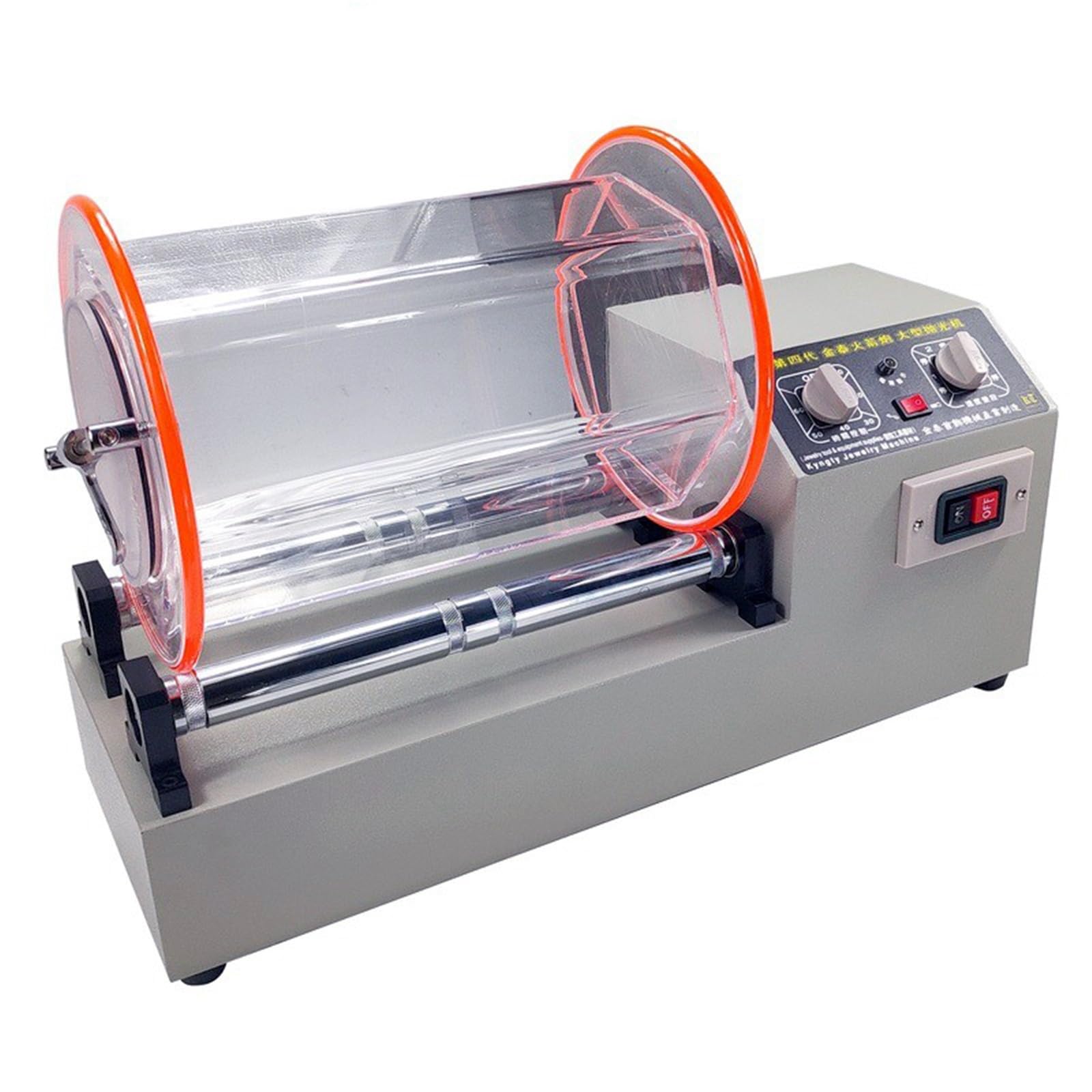 JVDDI KT1320 Rotary Tumbler Polishing Barrel Drum Polish Machine Jewelry Rolling Polish Gold Silver Tools