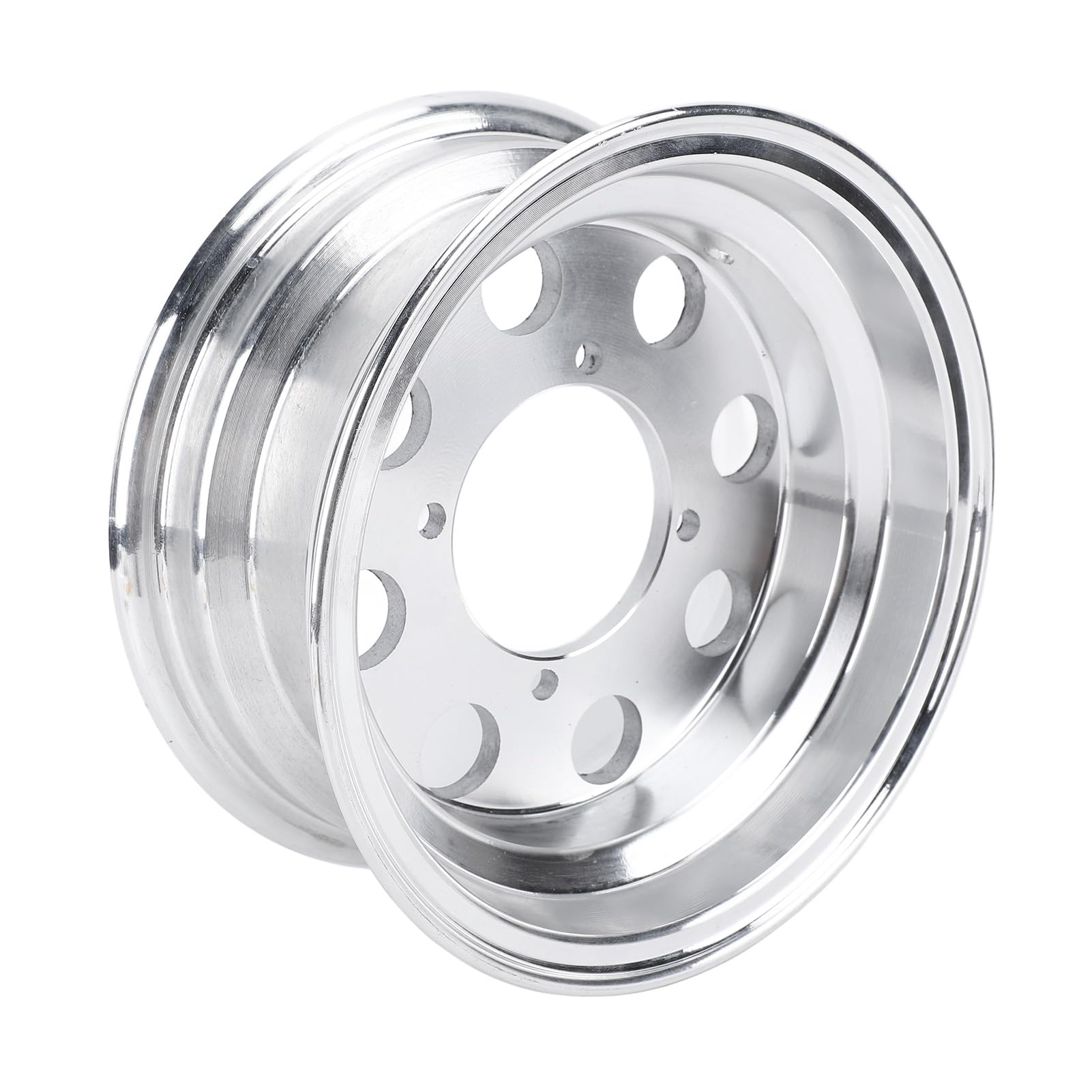 Llanta de Rueda Trasera de Aleación de Aluminio de 8 Pulgadas, Rueda con Revestimiento Resistente Al óxido de Diseño Hueco para Monkey Z50 Z50R Z50J, Accesorio de Llanta Pulida Fina