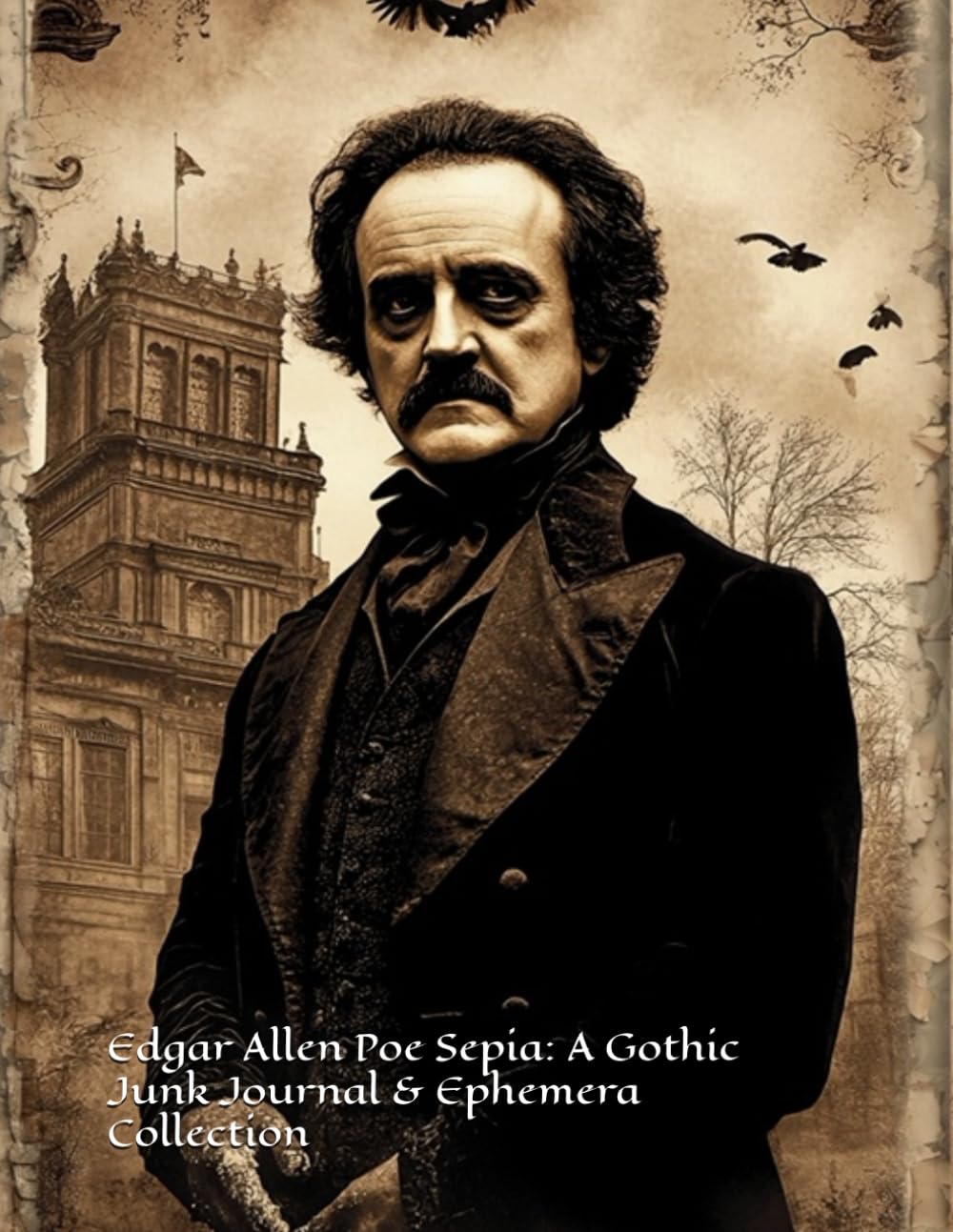 Edgar Allen Poe Sepia: A Gothic Junk Journal & Ephemera Collection