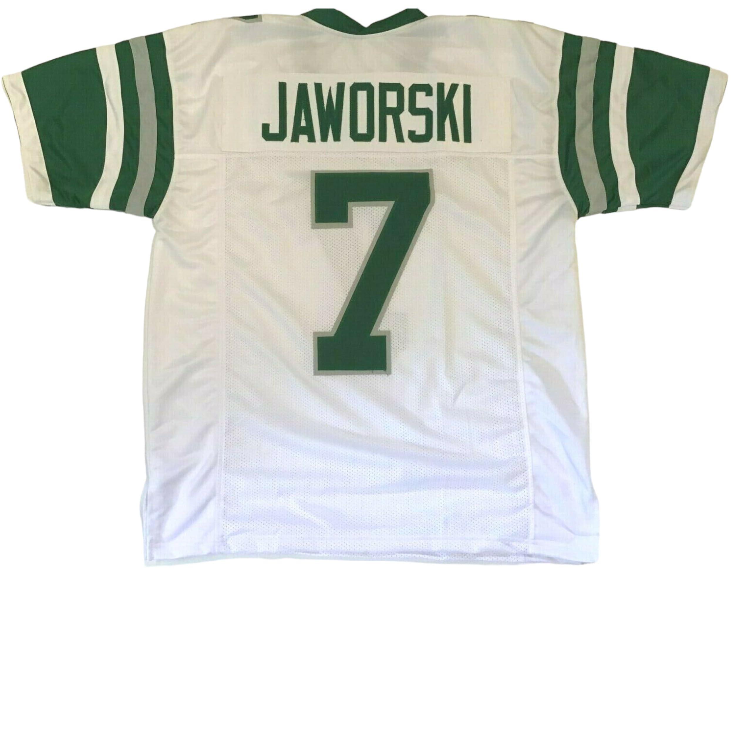 Generic Ron Jaworski White Jersey Stitched Custom Football New No Brand/Logos (US, Alpha, Medium, Regular, Regular, White)