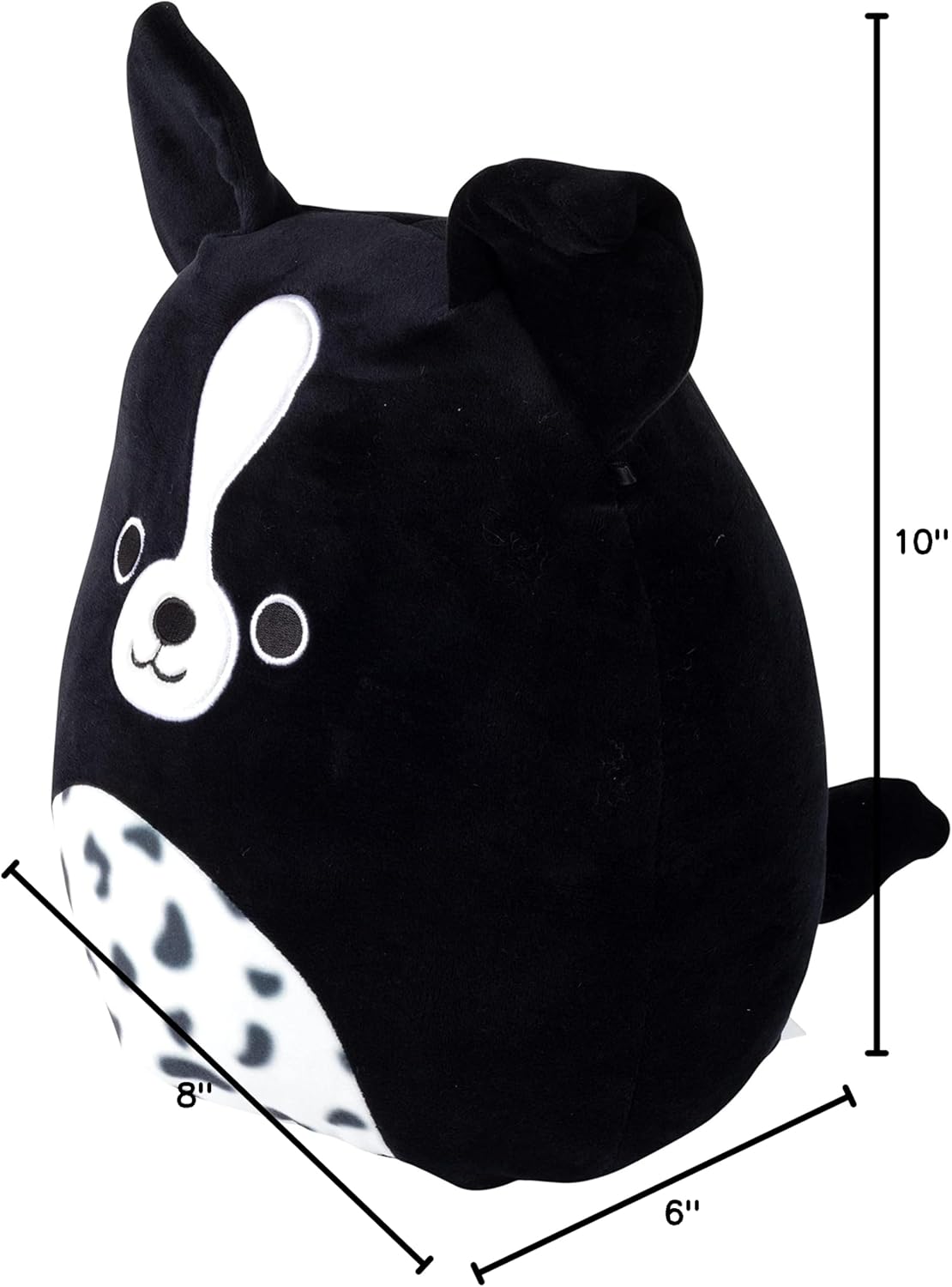 Squishmallows Original 10-Inch Monty The Border Collie Puppy - Official Jazwares Plush - Collectible Soft & Squishy Dog Stuffed Animal Toy - Add to Your Squad - Gift for Kids, Girls & Boys