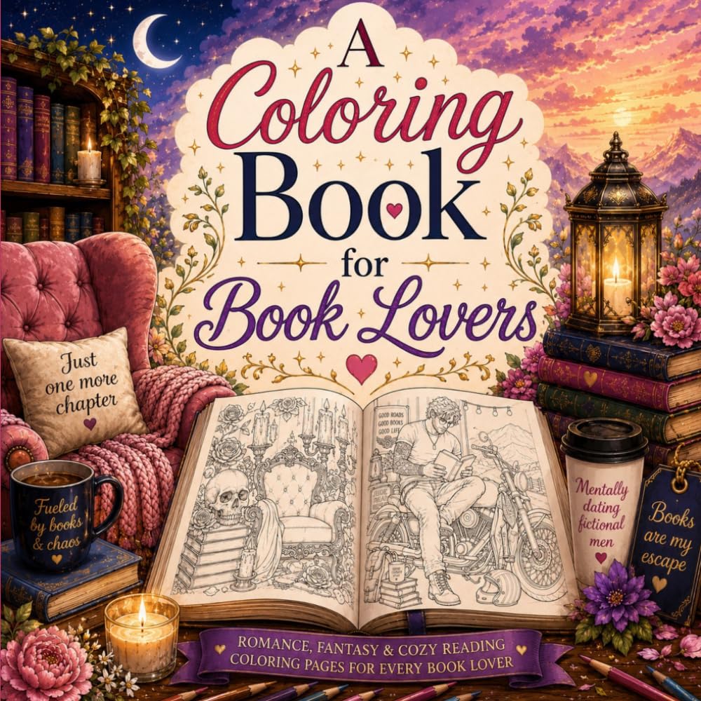 A Coloring Book for Book Lovers (Coloring Books, Activities, and More for Book Lovers)