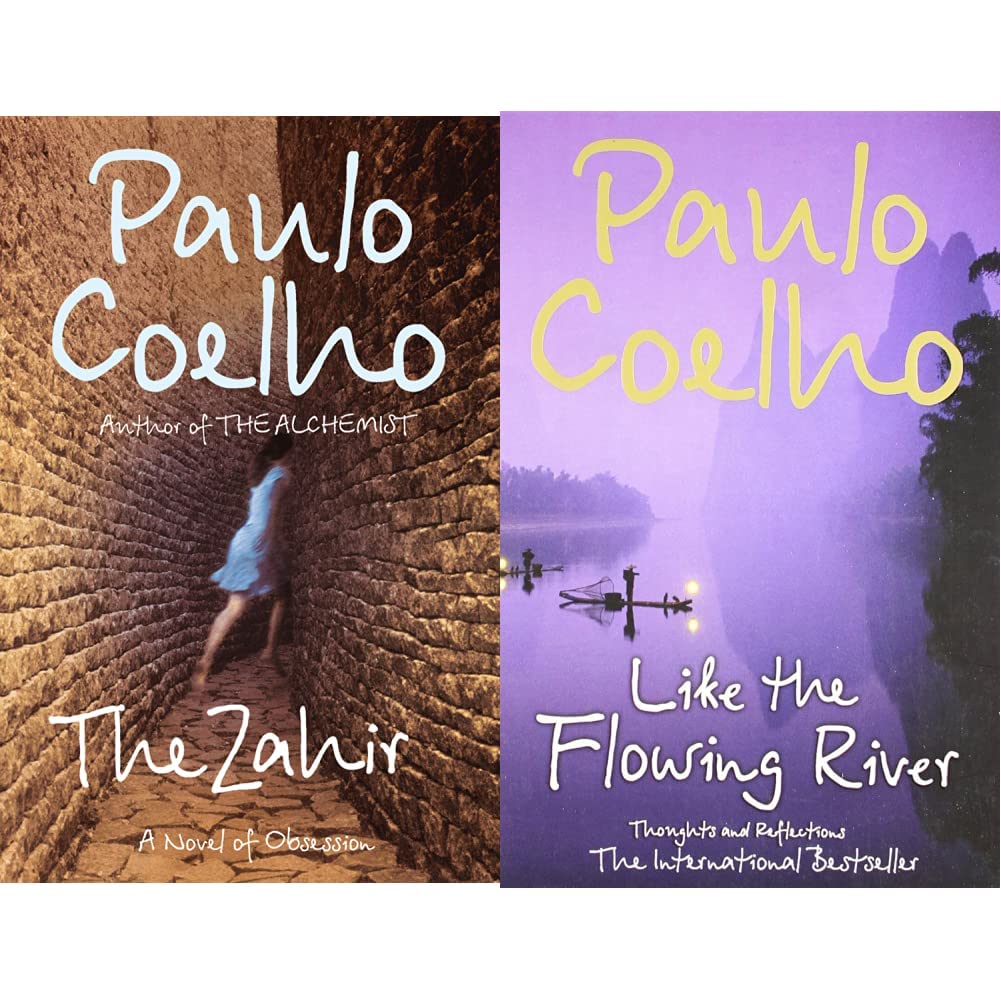The Zahir: A Novel Of Obsession + Like The Flowing River: Thoughts And Reflections (Set of 2 Books)