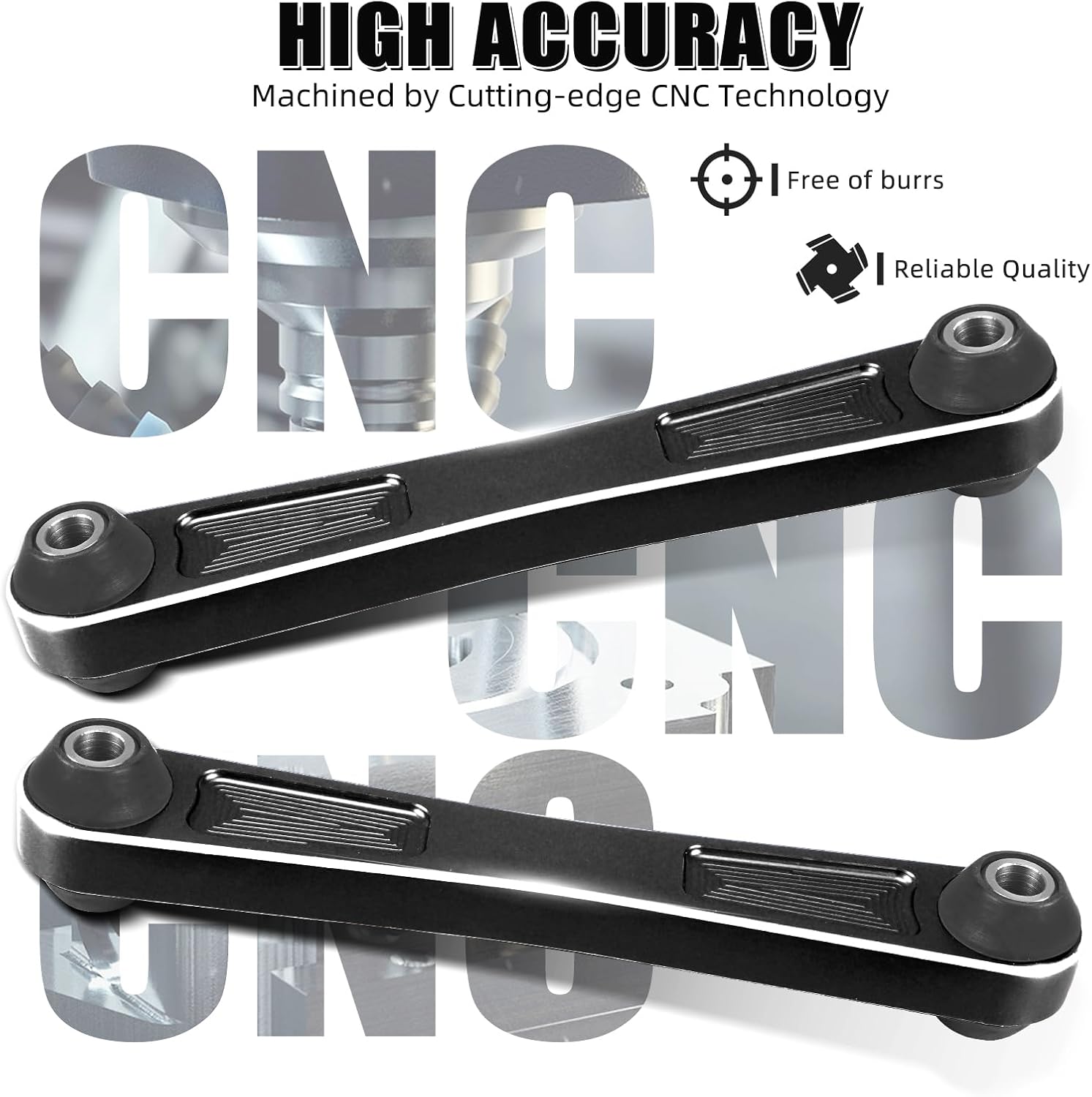 NICECNC Black Stabilizer RZR Sway Bar End Link Compatible with Polaris RZR 1000 2 and 4 Seater Models All Years