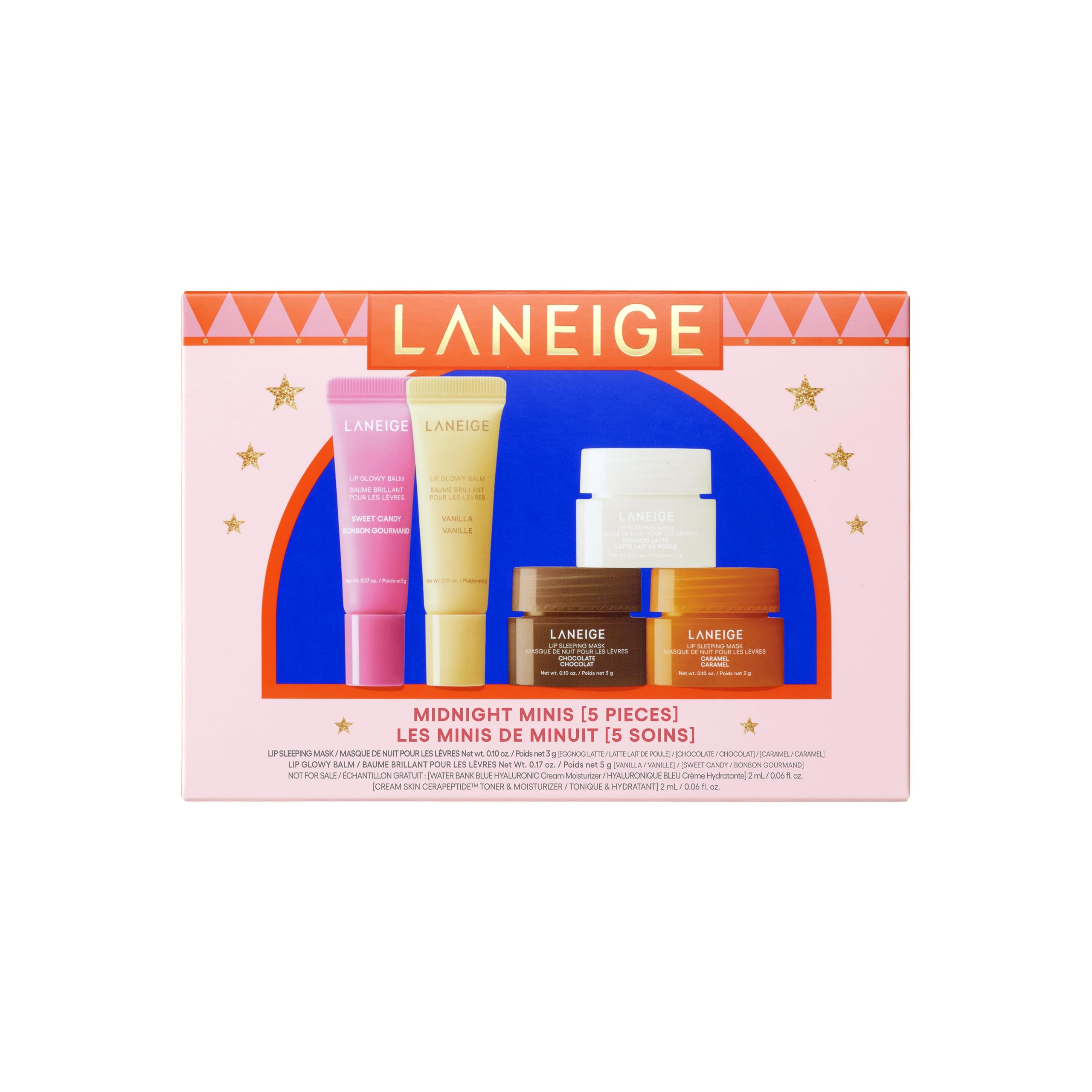 LANEIGE Midnight Minis: Limited-Edition Holiday Lip Care Gift Set for Day & Night Hydration