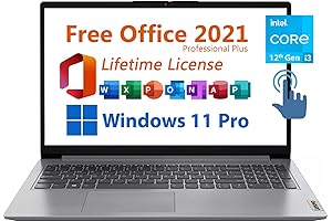 Business Ready 15.6" Laptop with Microsoft Office 2021 Lifetime License