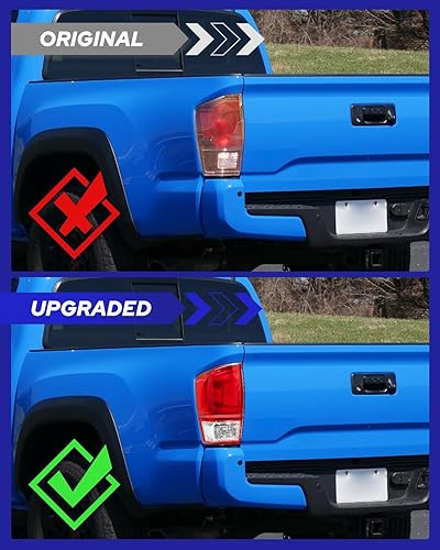 Miniatura 6 de AUTOONE Conjunto de luces traseras para Toyota Tacoma, conjunto de lámpara trasera para camioneta Tacoma 2016-2023, lado del conductor, sin bombillas