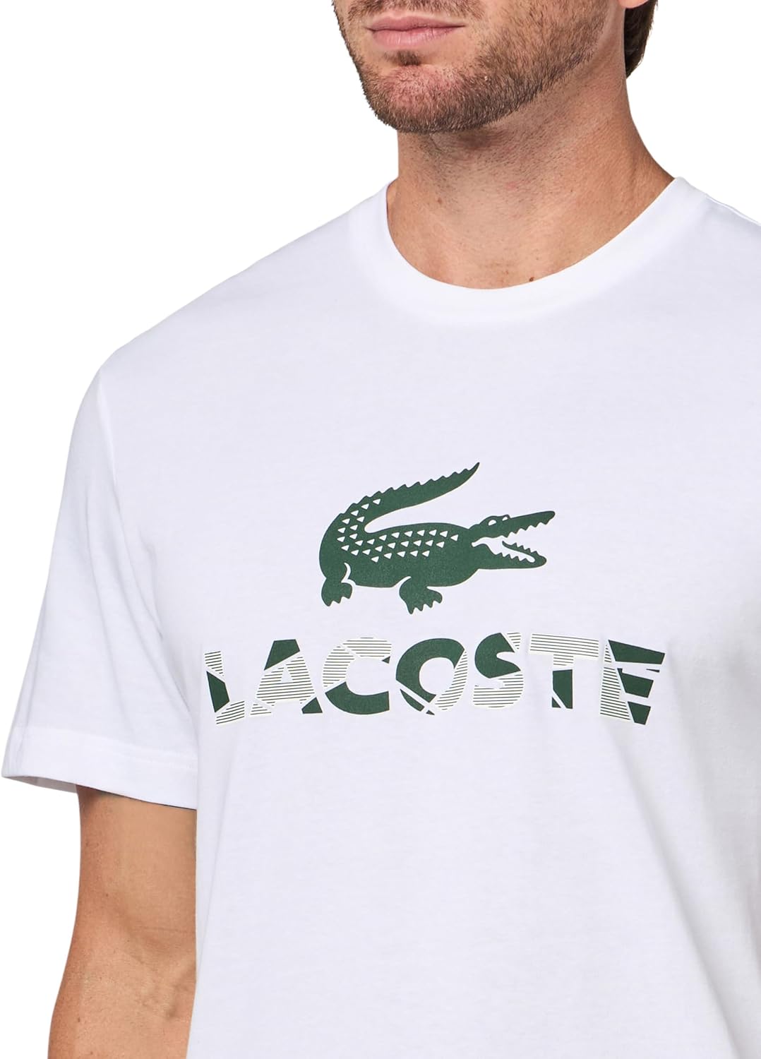 Lacoste Mens Printed Jersey T-Shirt - Image 3