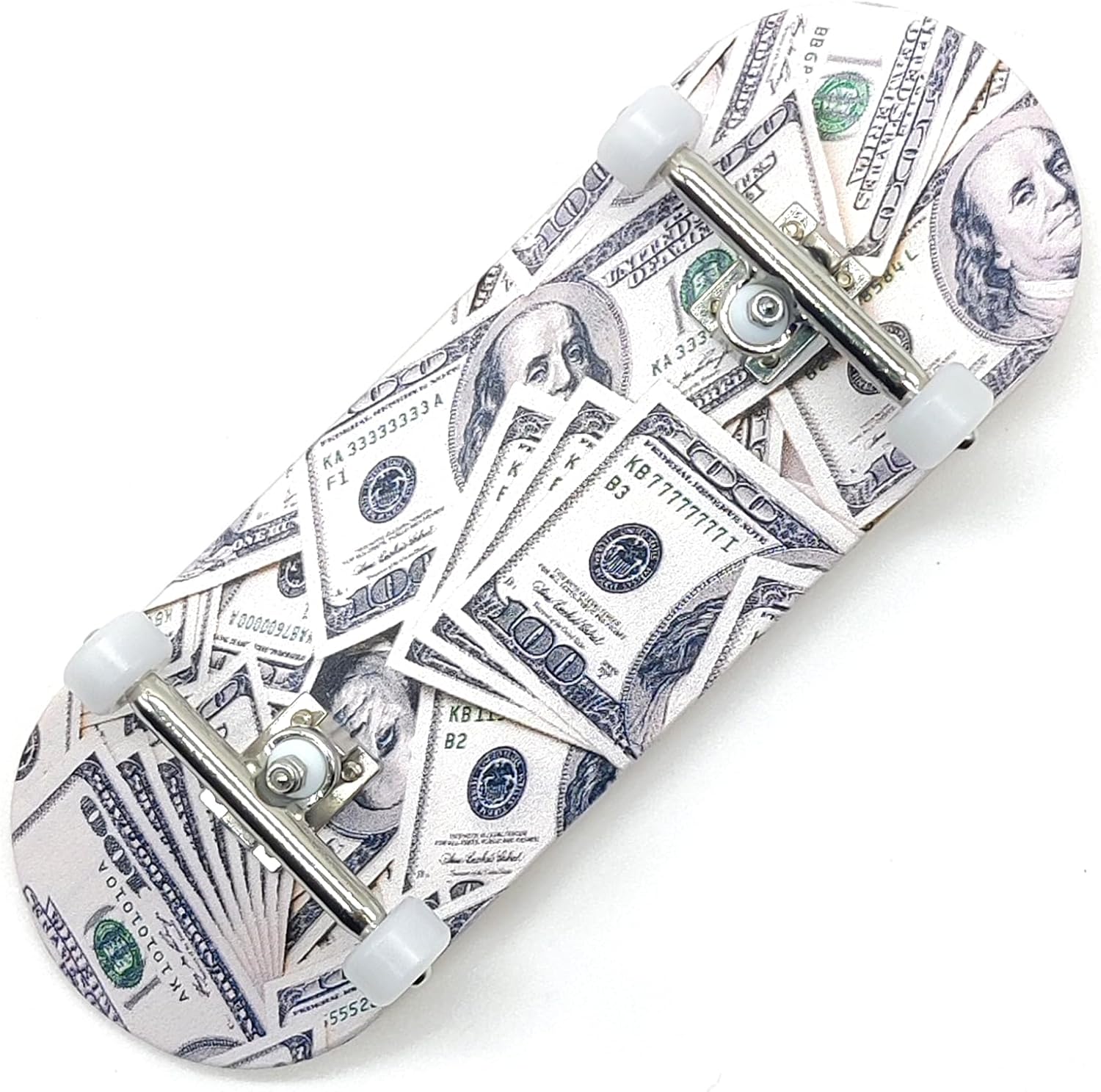 100 Dollar Bill - 34mm Wooden Pro Fingerboard Completes