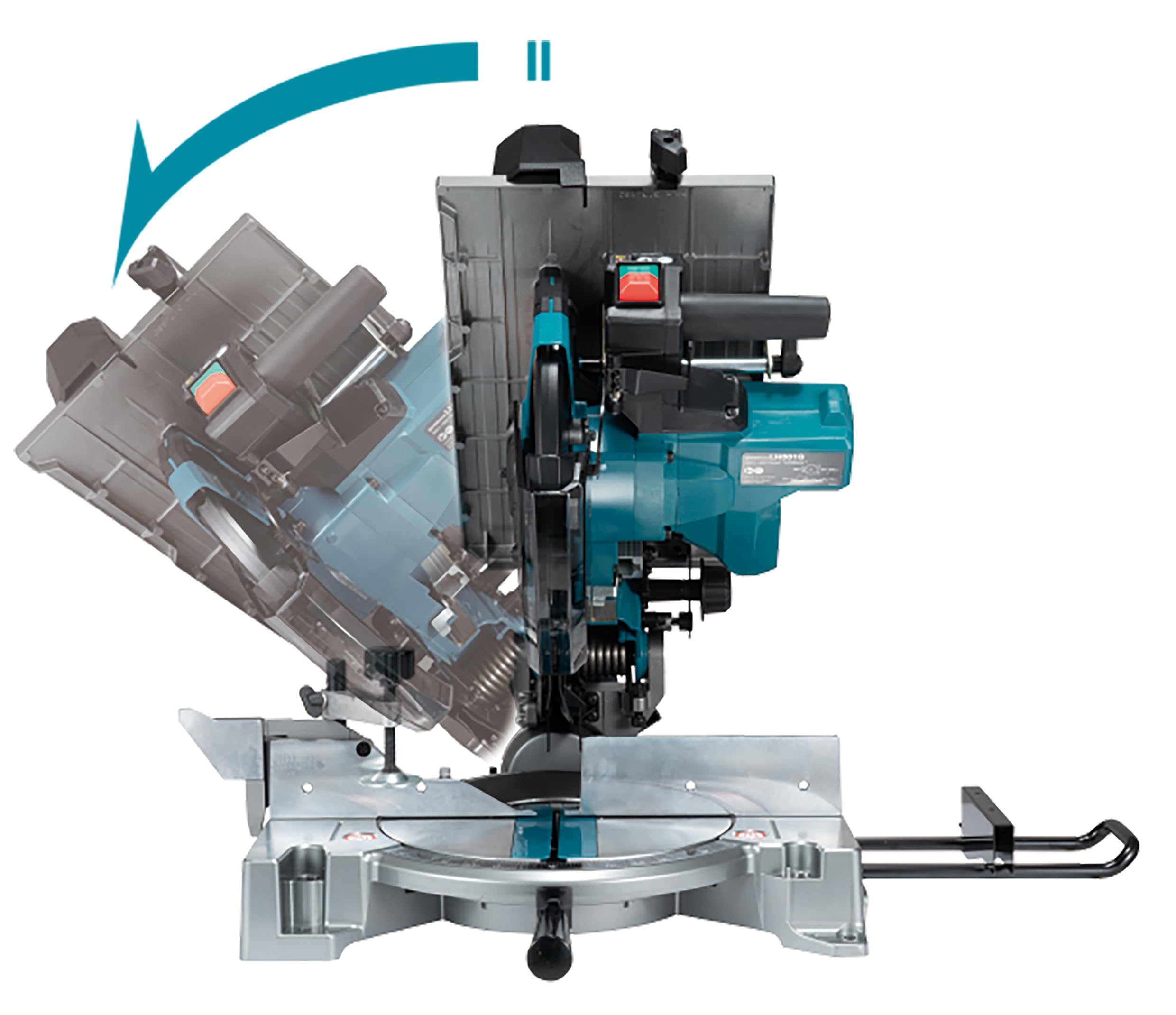 Makita LH001GZ - Sega da tavolo e troncatrice a batteria, 40 V max., XGT, senza batteria e caricatore