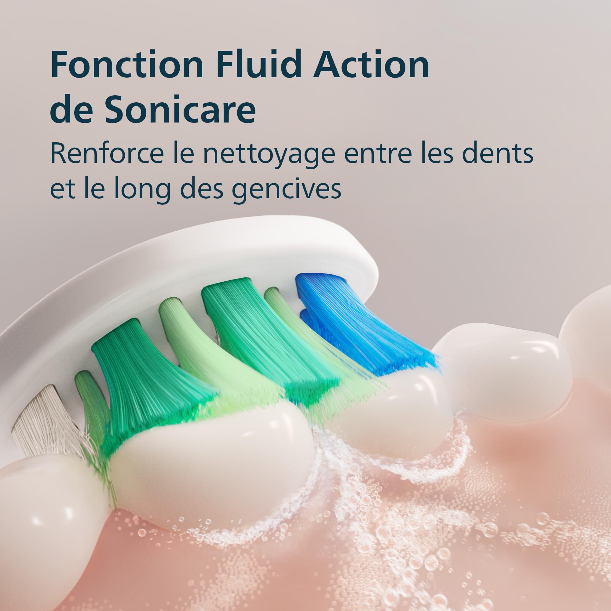 Philips Sonicare série 2100 – Brosse à dents électrique, brosse à dents sonique avec 2 niveaux d’intensité, EasyStart, SmarTimer, 14 jours d’autonomie, coloris blanc, modèle HX4021/01, [Nouveau]