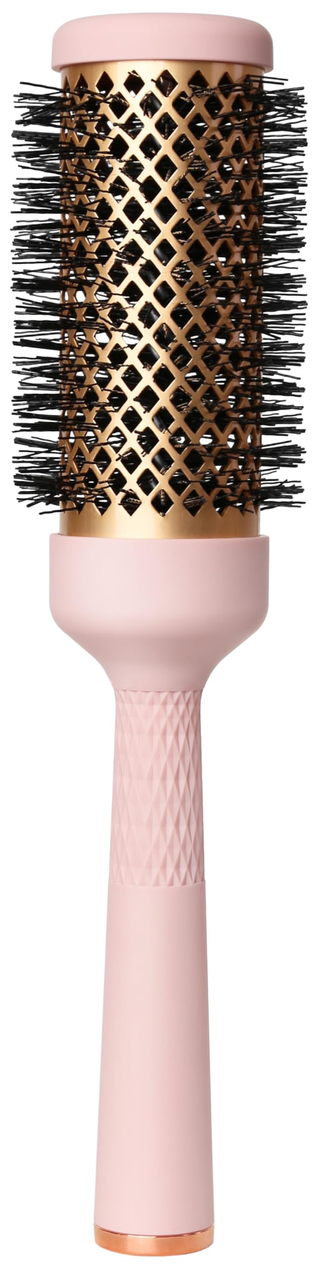 F3 systems, Magic Curling Round Brush (Wavy 1.7 Inch), Non-electronic, Self-Standing Round Quick Styling Brush, Great Blowout, Ceramic Coated/Ionic