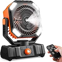 PorikgGrowLightsDeals Portable Misting Fan: 20000mAh Battery, 250mL Tank, Nano-Mist Cooling, LED Lantern for Indoor Outdoor Use